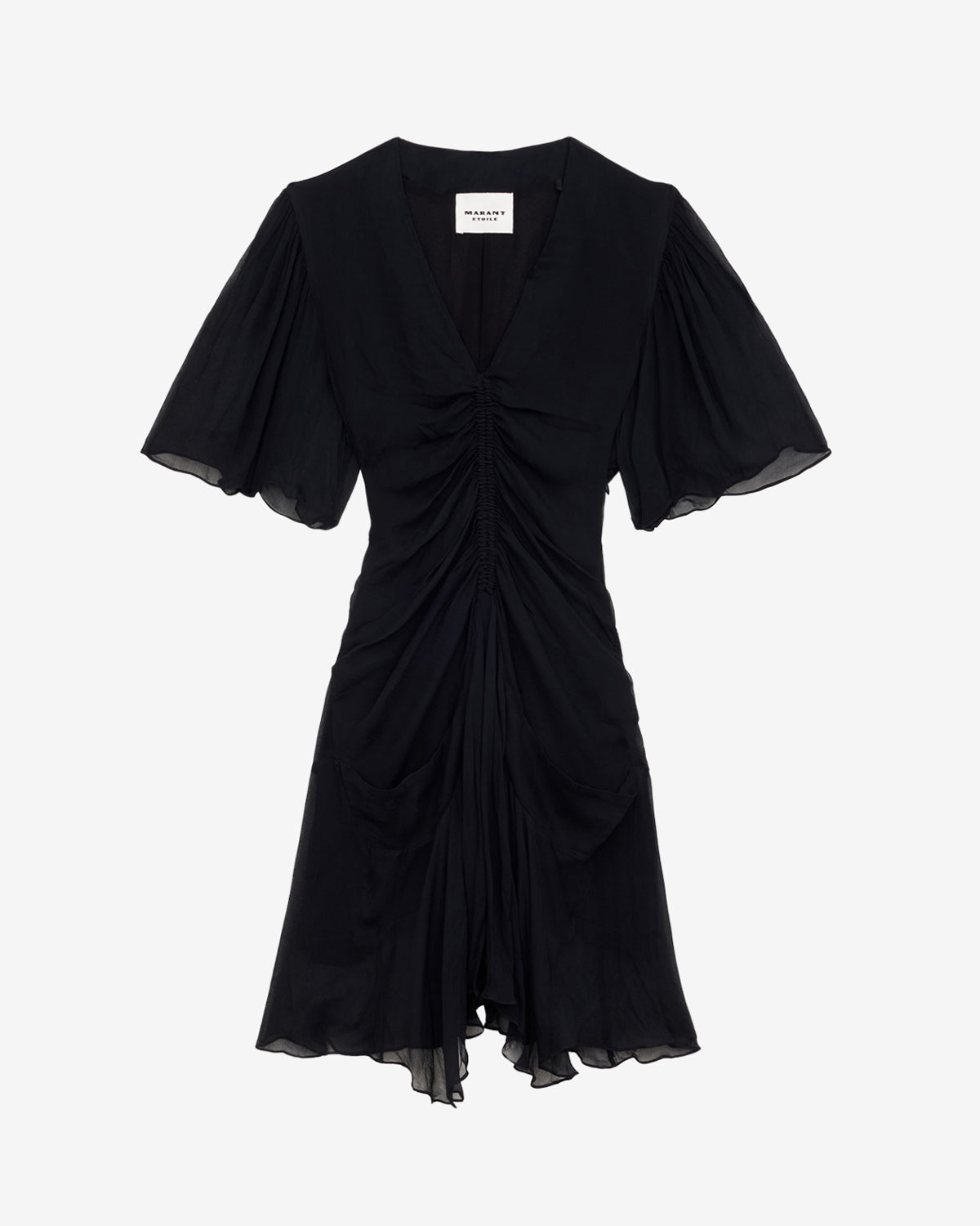 Vivienne short muslin dress - Black - Woman - 5