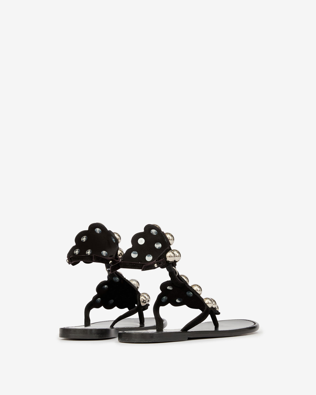 Velvee sandals Woman Black and silver 2