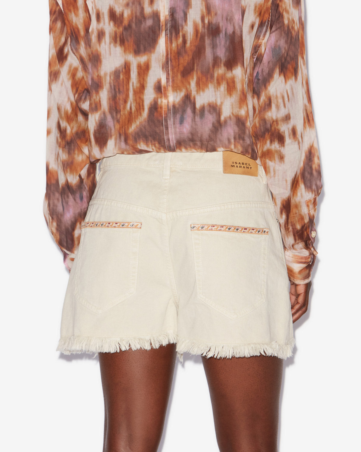 Shorts lesia Woman Ecru 4