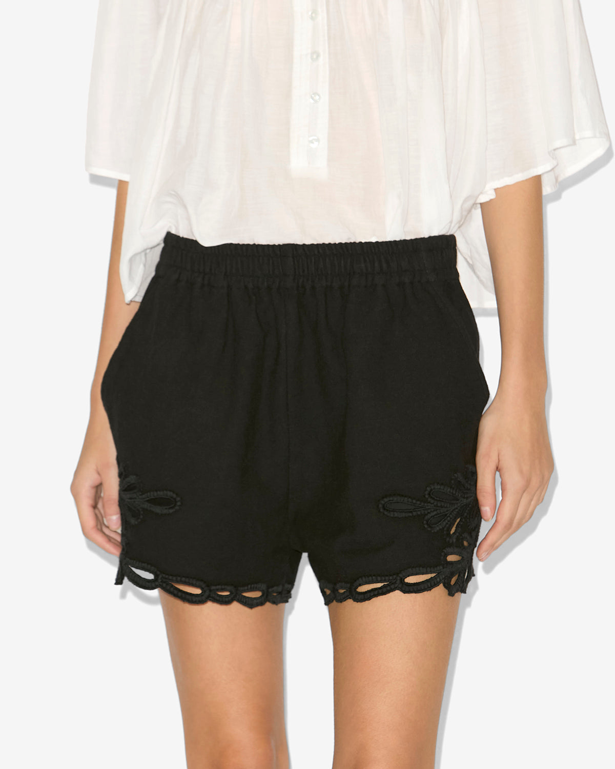 Short safa Woman Negro lavado 4