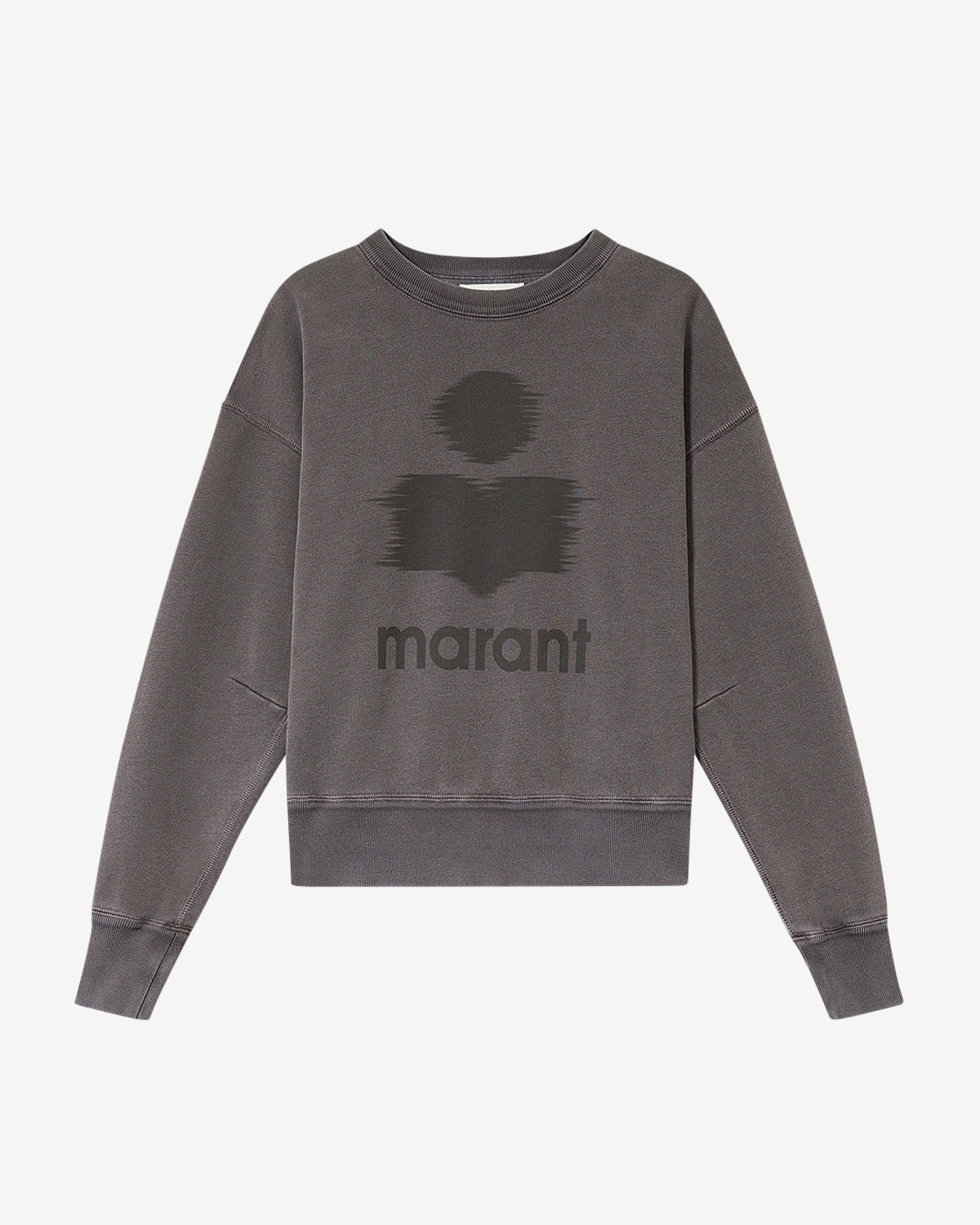 Sweatshirt en coton à logo mobyli - Anthracite - Woman - 5