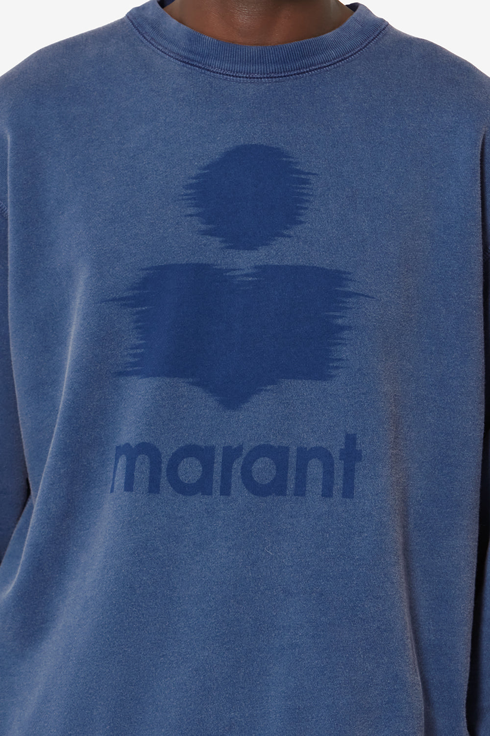 Sweatshirt en coton à logo mikoy - Bleu indigo - Man - 3
