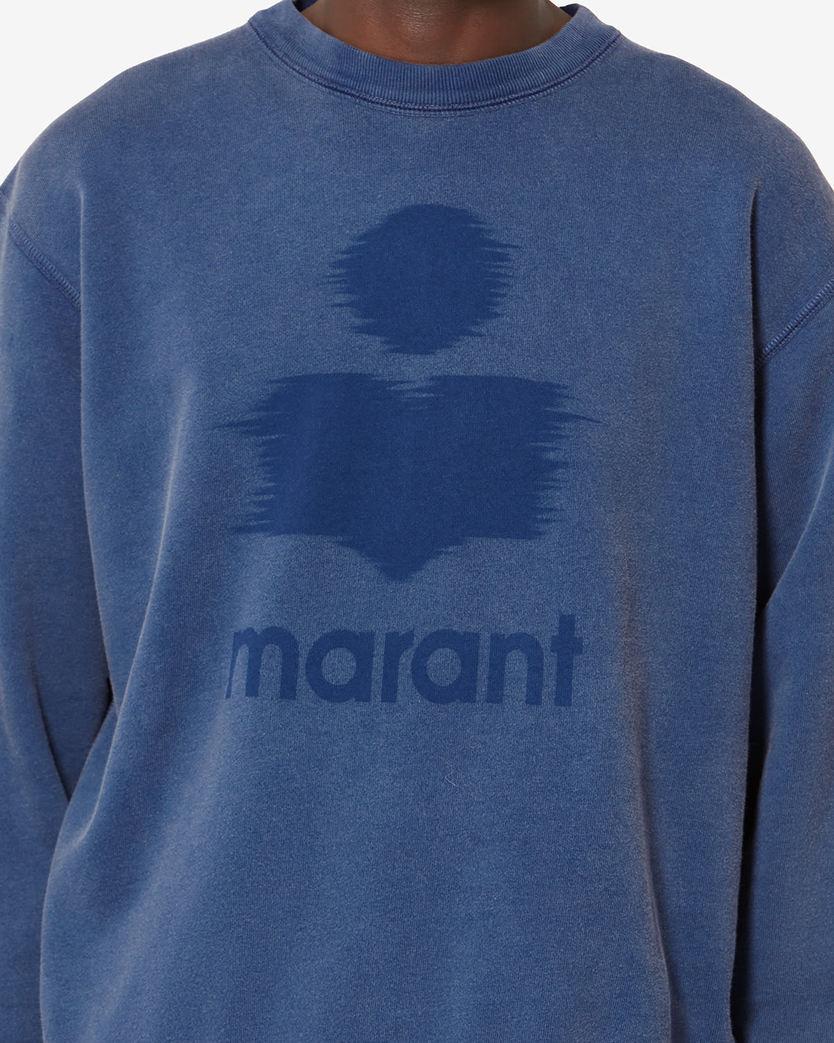 Baumwoll-sweatshirt mikoy mit logo - Indigo - Man - 2