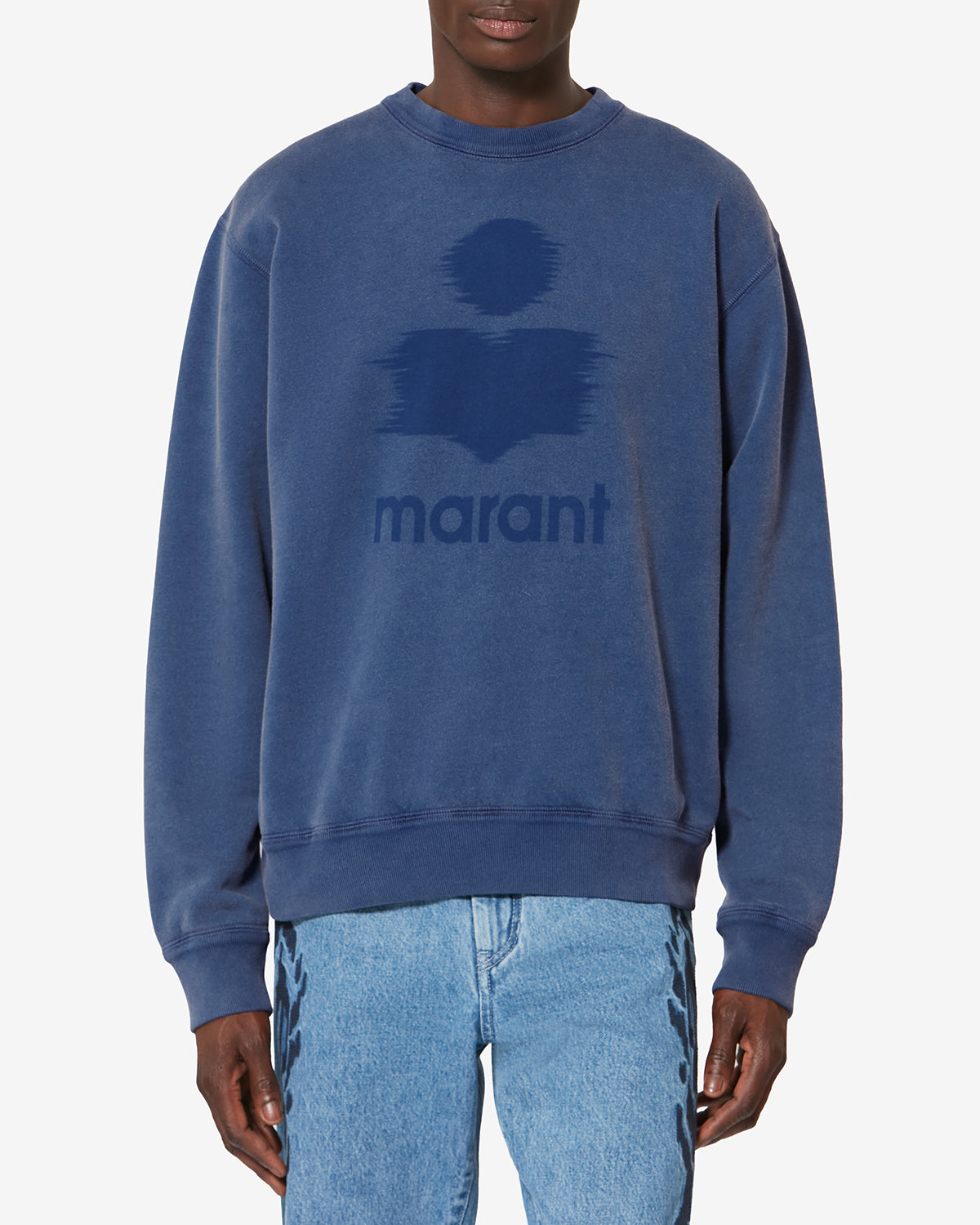 Baumwoll-sweatshirt mikoy mit logo - Indigo - Man - 3