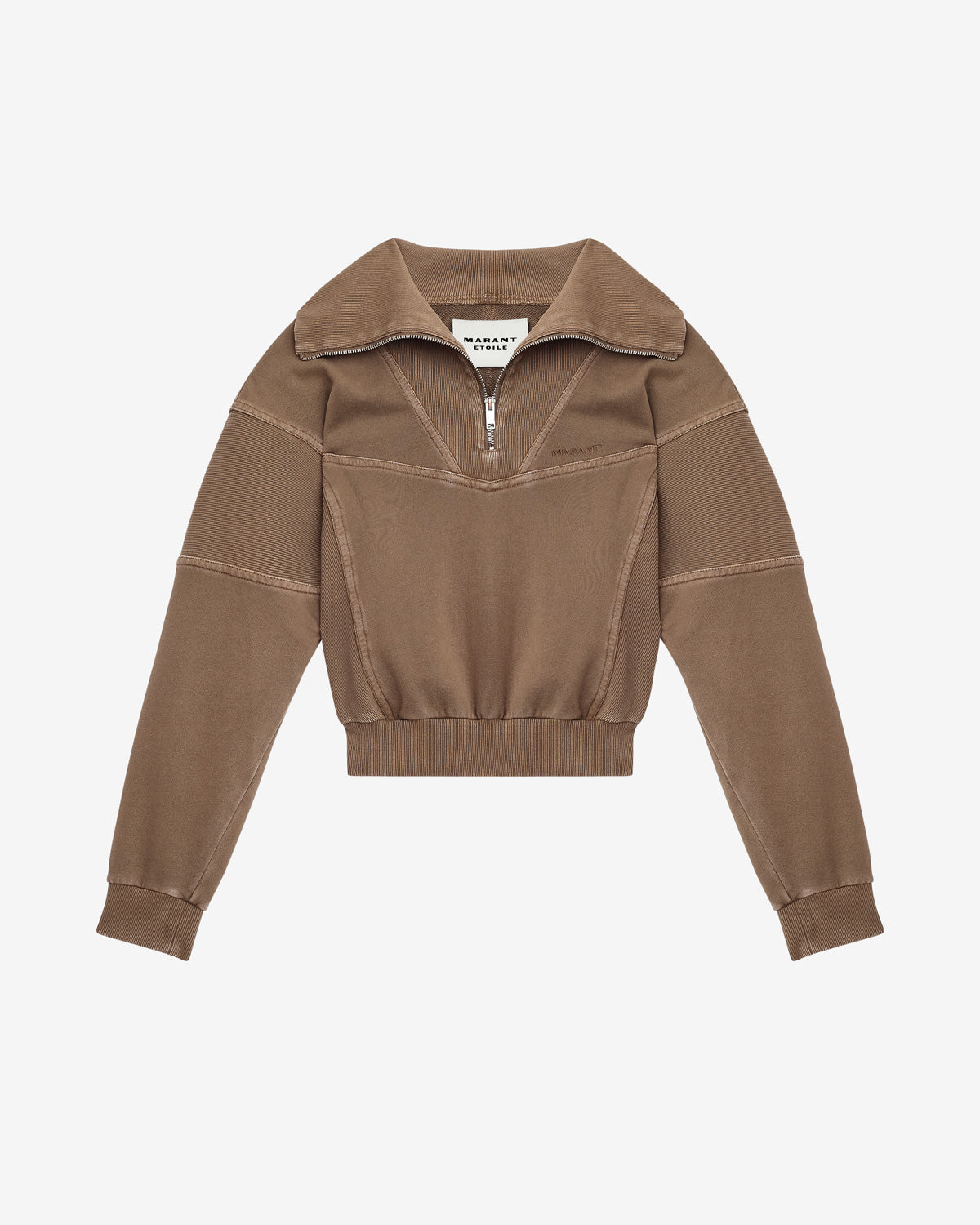 Sweatshirt yaele Woman Khaki 4