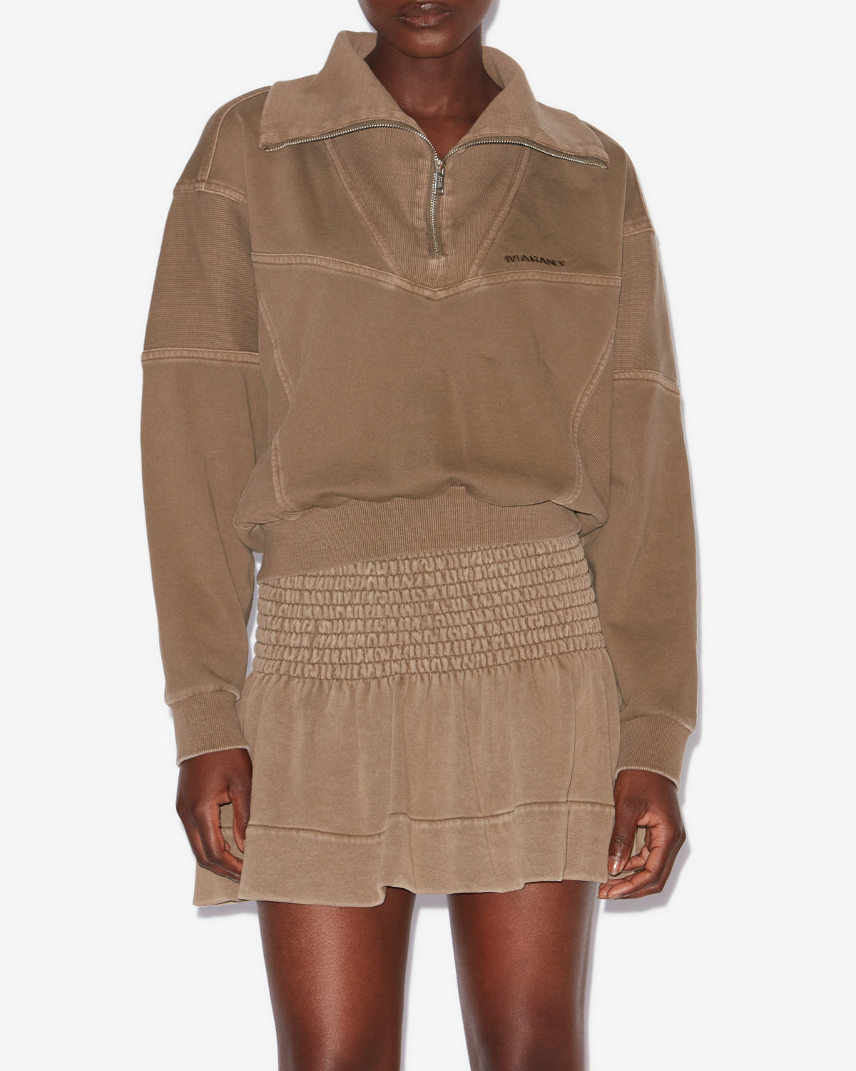 Yaele sweatshirt Woman Khaki 5