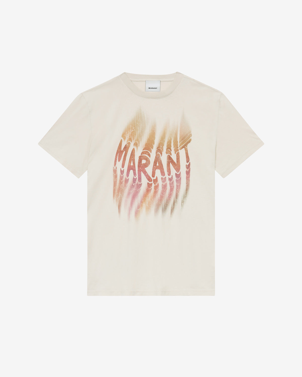 T-shirt con logo zoeline in cotone - Ecru - Woman - 5