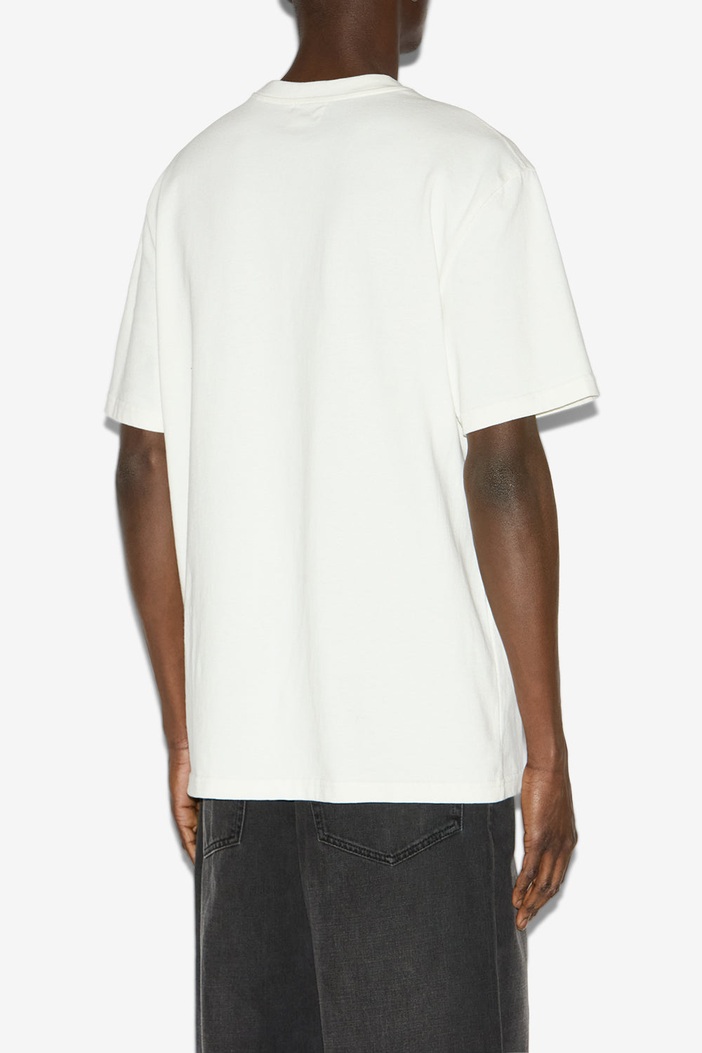 T-shirt hugo en coton à logo brodé - Beige - Man - 5