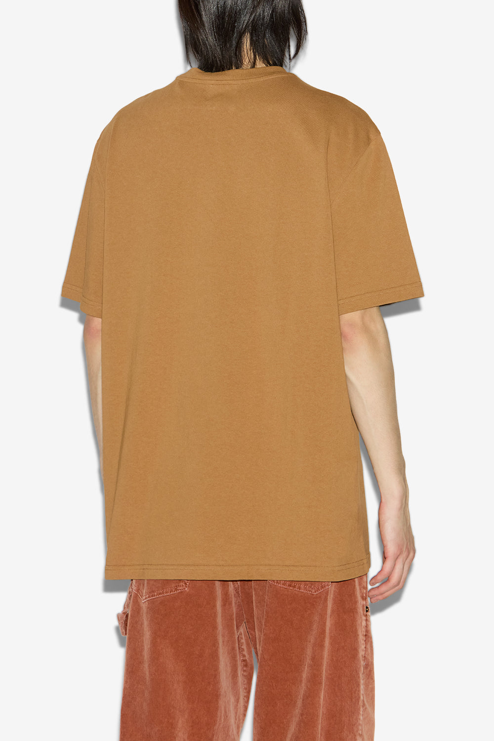 T-shirt hugo en coton à logo brodé - Camel - Man - 5