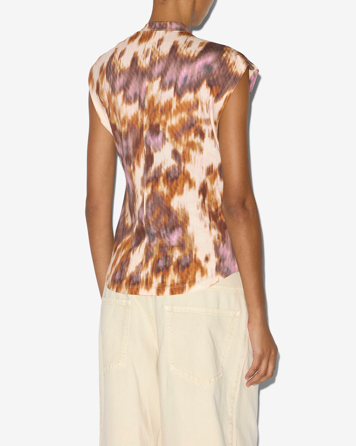 Nayda t-shirt Woman Ecru-ochre 4