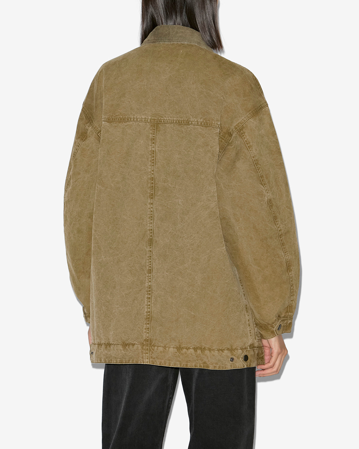Jacke kimelia aus beschichteter baumwolle - Light bronze - Woman - 4