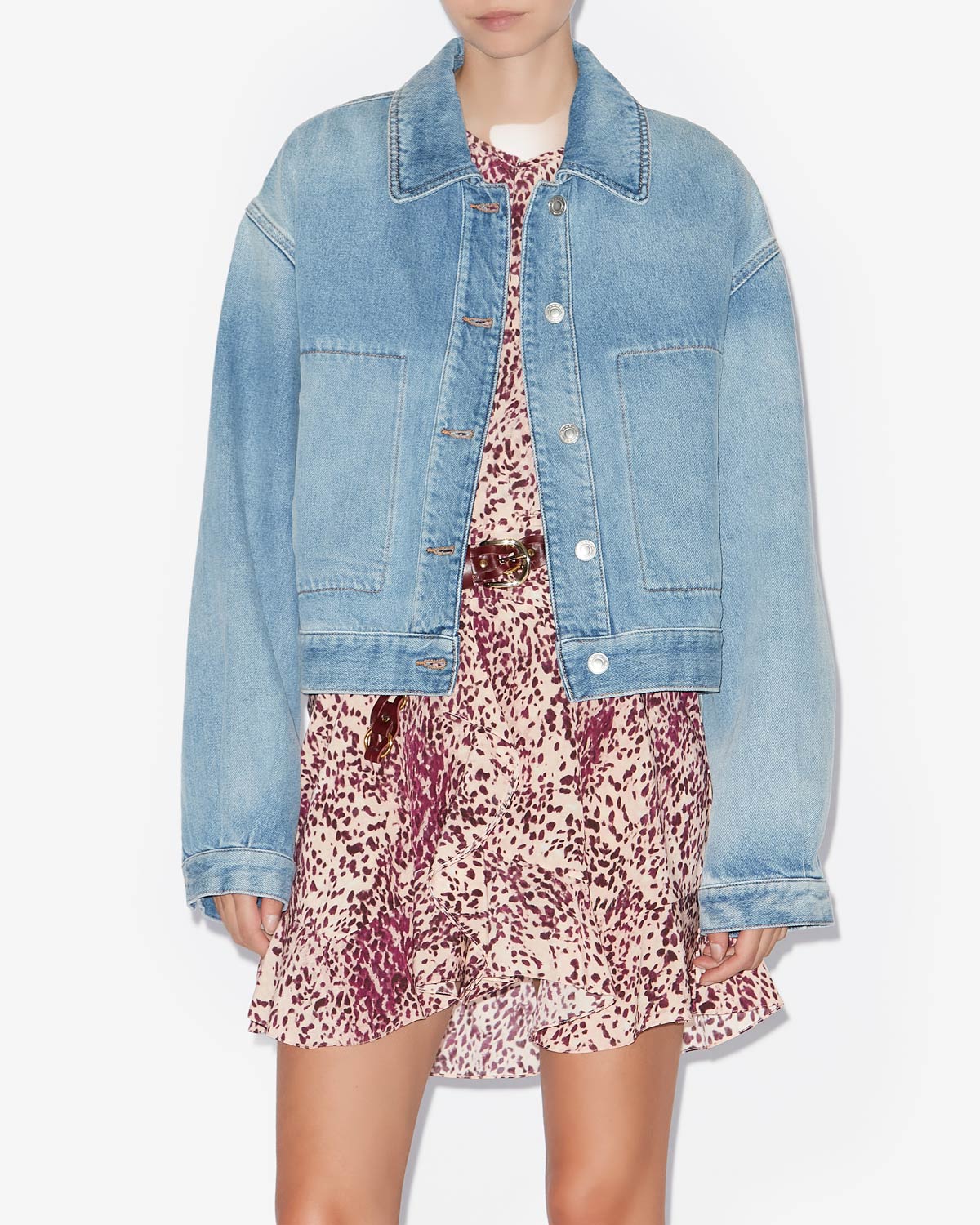 Klassische jacke josephine aus denim - Blau - Woman - 3