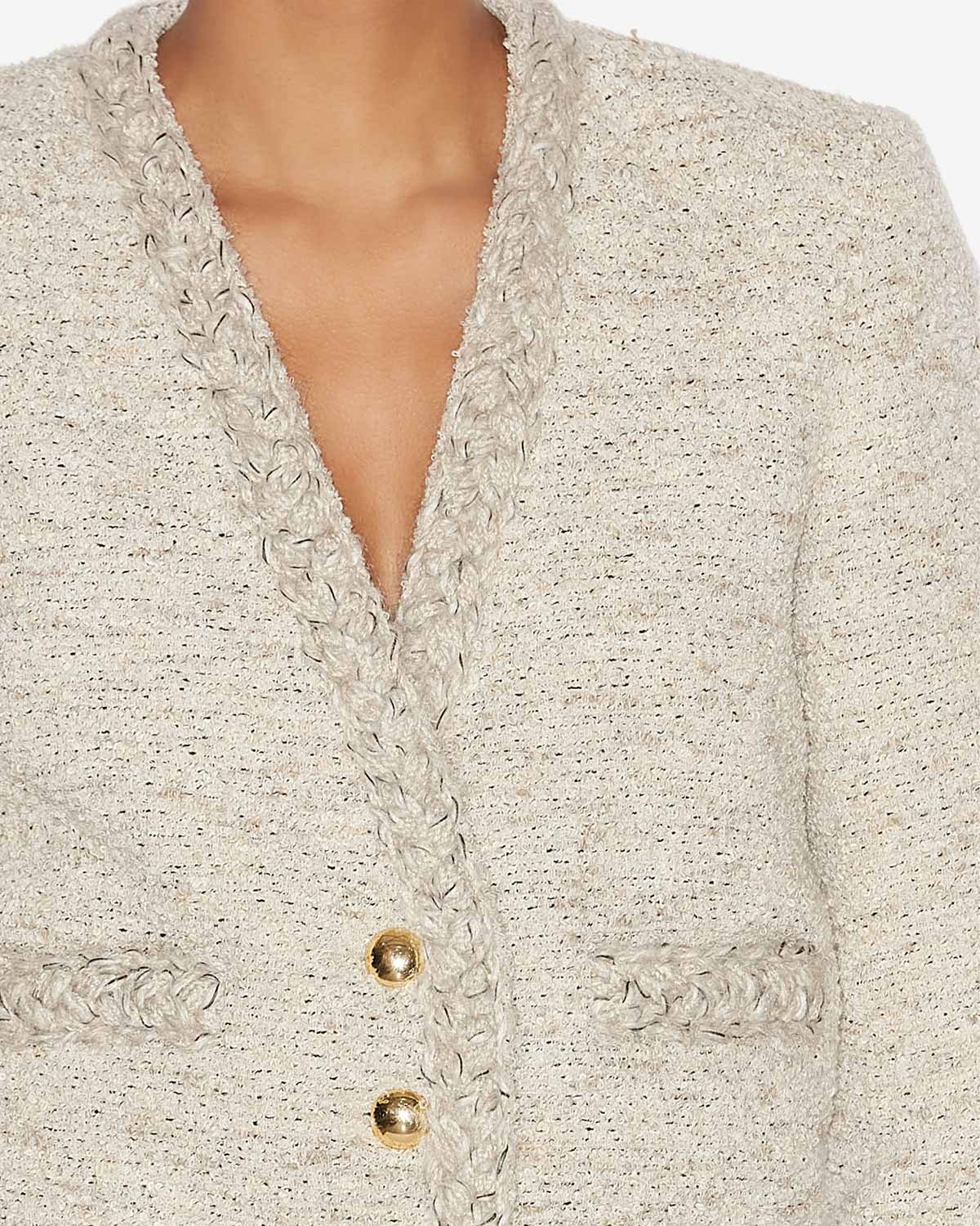 그웬돌린 코웬스 크롭 재킷 - 에크루 - Woman - 2