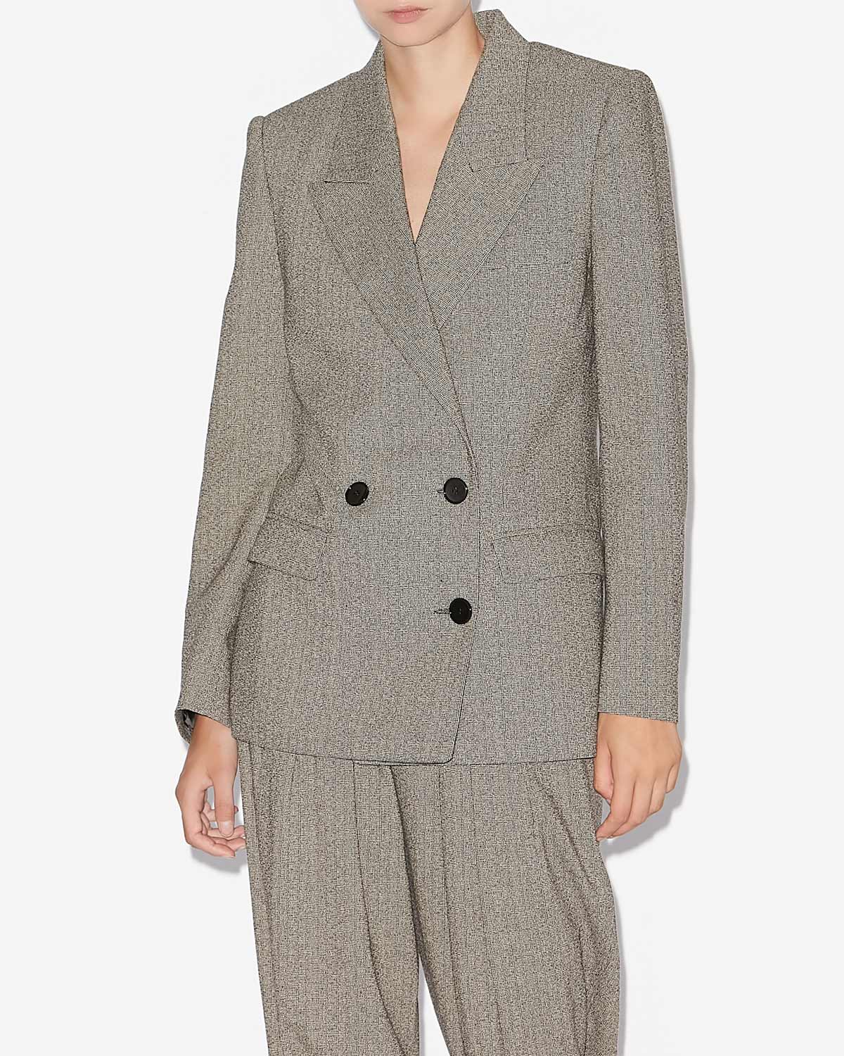 Veste irma Woman Noir et écru 4