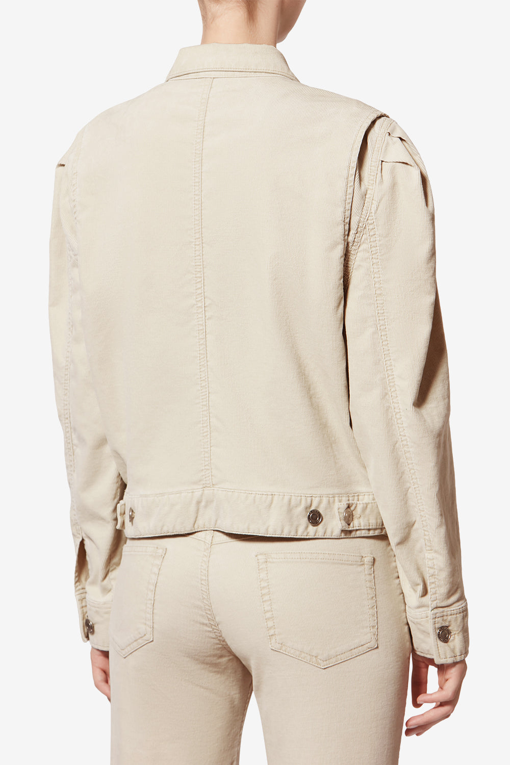 Bolineav 워싱 코듀로이 재킷 - 에크루 - Woman - 5