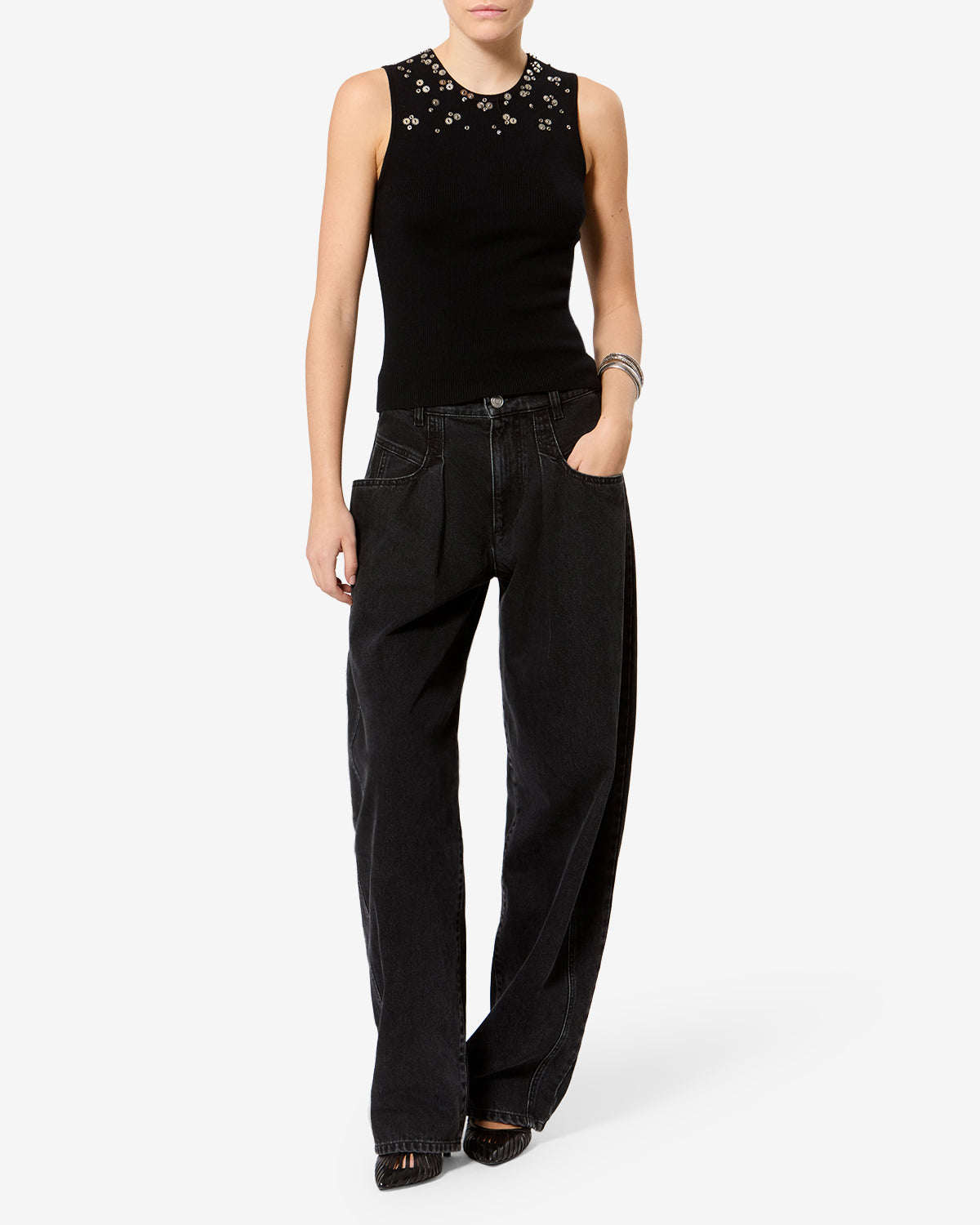 イザベルマラン ISABEL MARANT LORRY オープン メッシュニット
