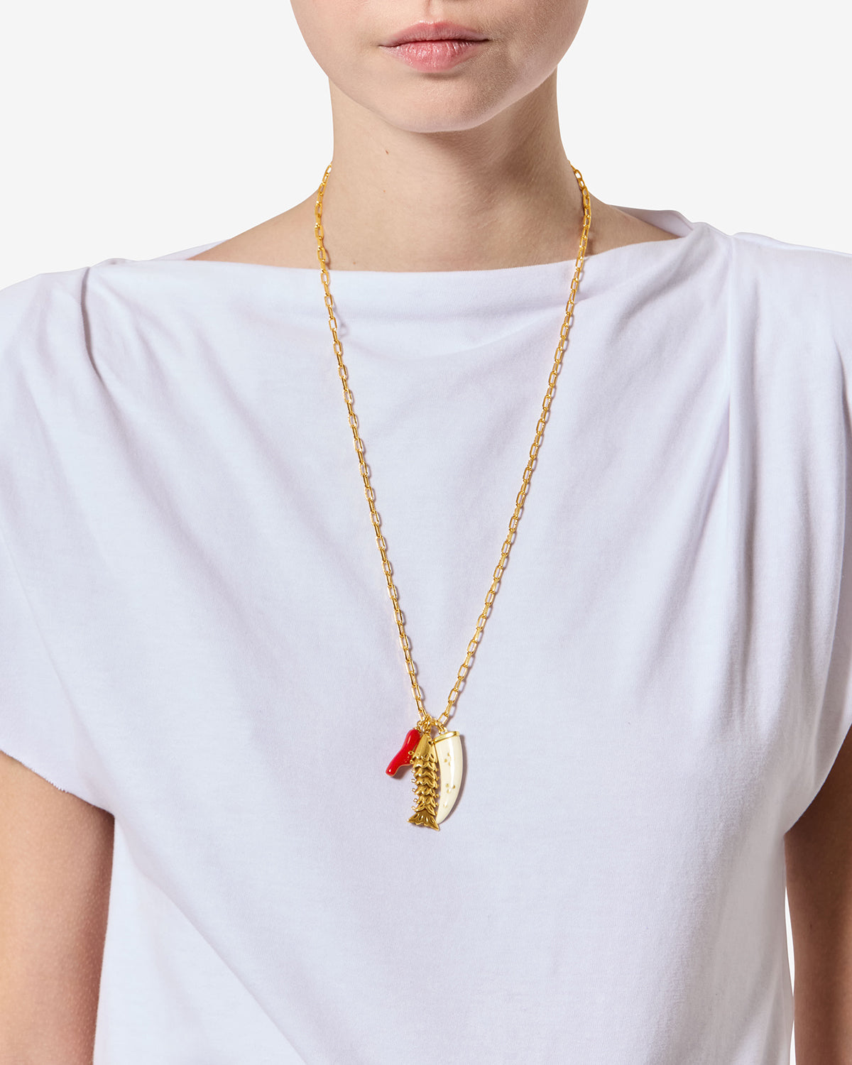 ISABEL MARANT イザベルマラン ロングネックレス ビーズ タッセル 女性用ネックレス＆ブレスレット | ISABEL MARANT公式オンラインストア