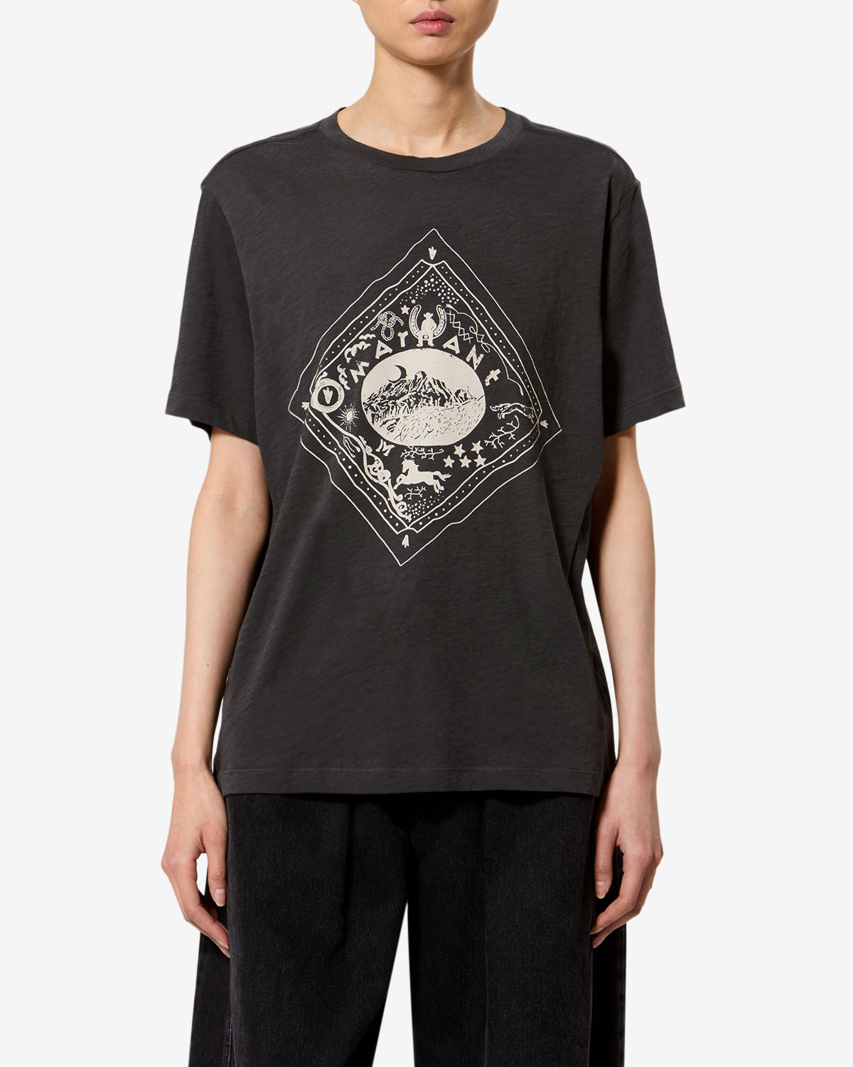 美品ISABEL MARANT etoile 25ss MARTIN加工 ロンT Marant Etoile Fall