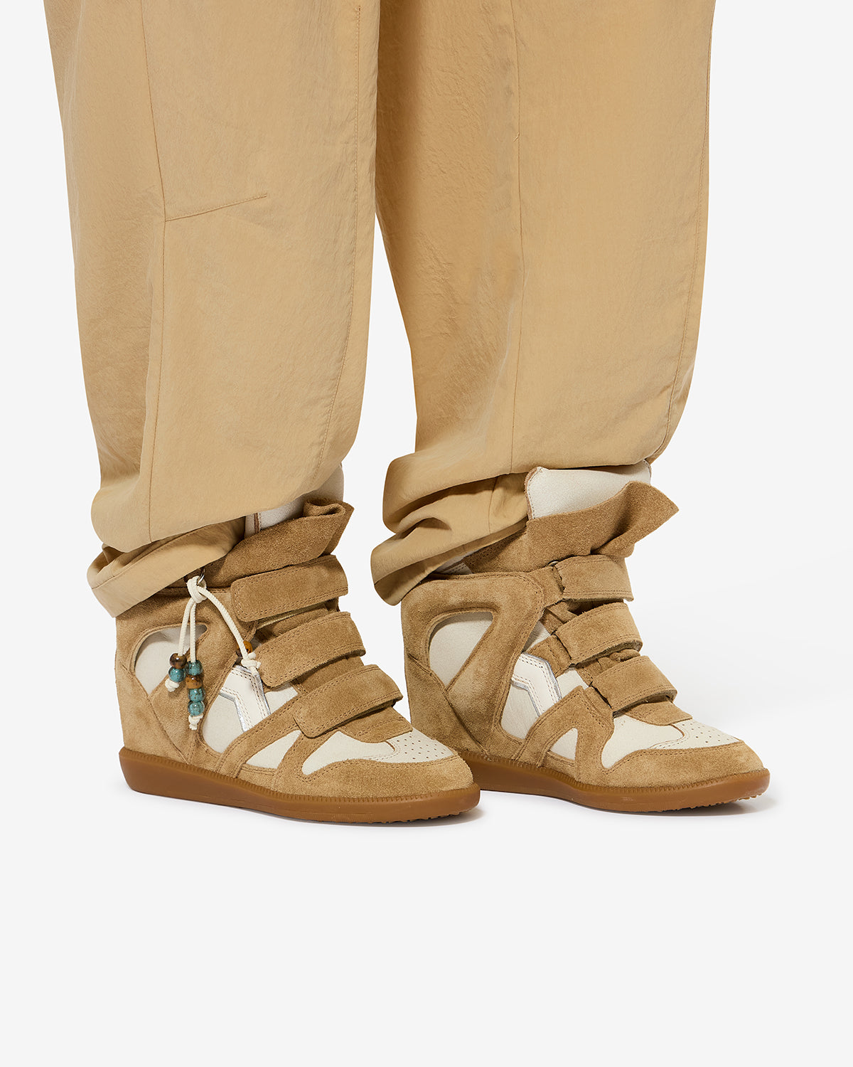 スニーカー BEKETT 女性 beige-chalk | ISABEL MARANT 公式サイト