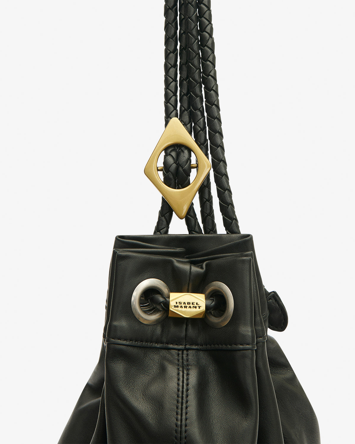 ISABEL MARANT ショルダーバック ブラック MAIA MEDIUM SHOULDER BAG Woman black | ISABEL MARANT Official