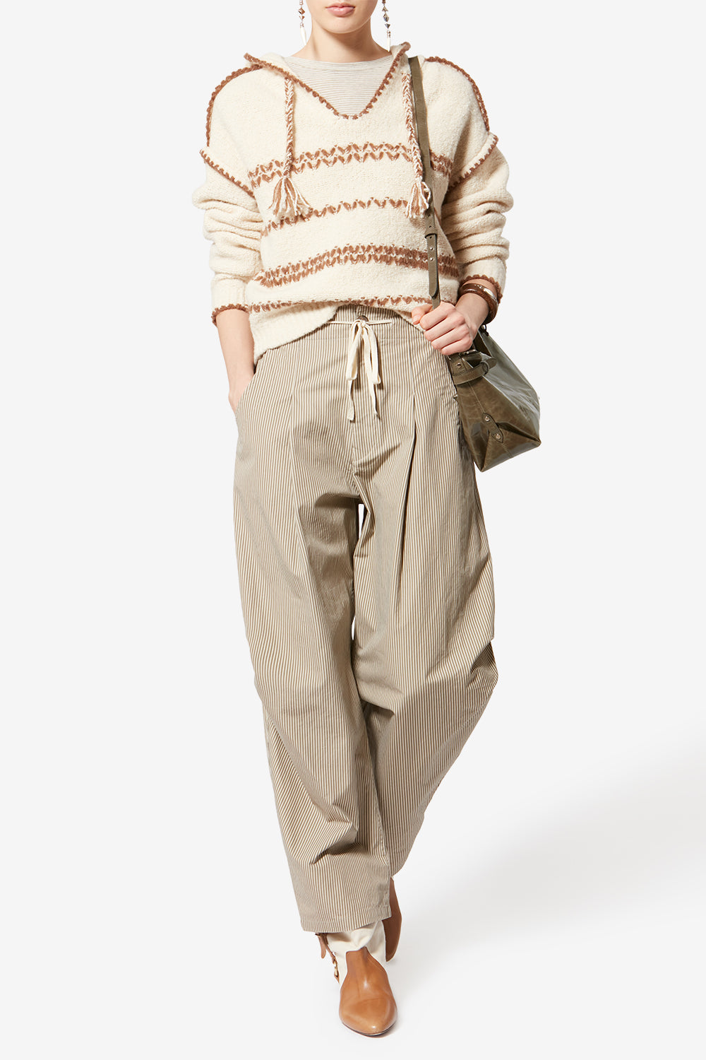 Sac bandouliere winna day en cuir - Moss vert - Woman - 6