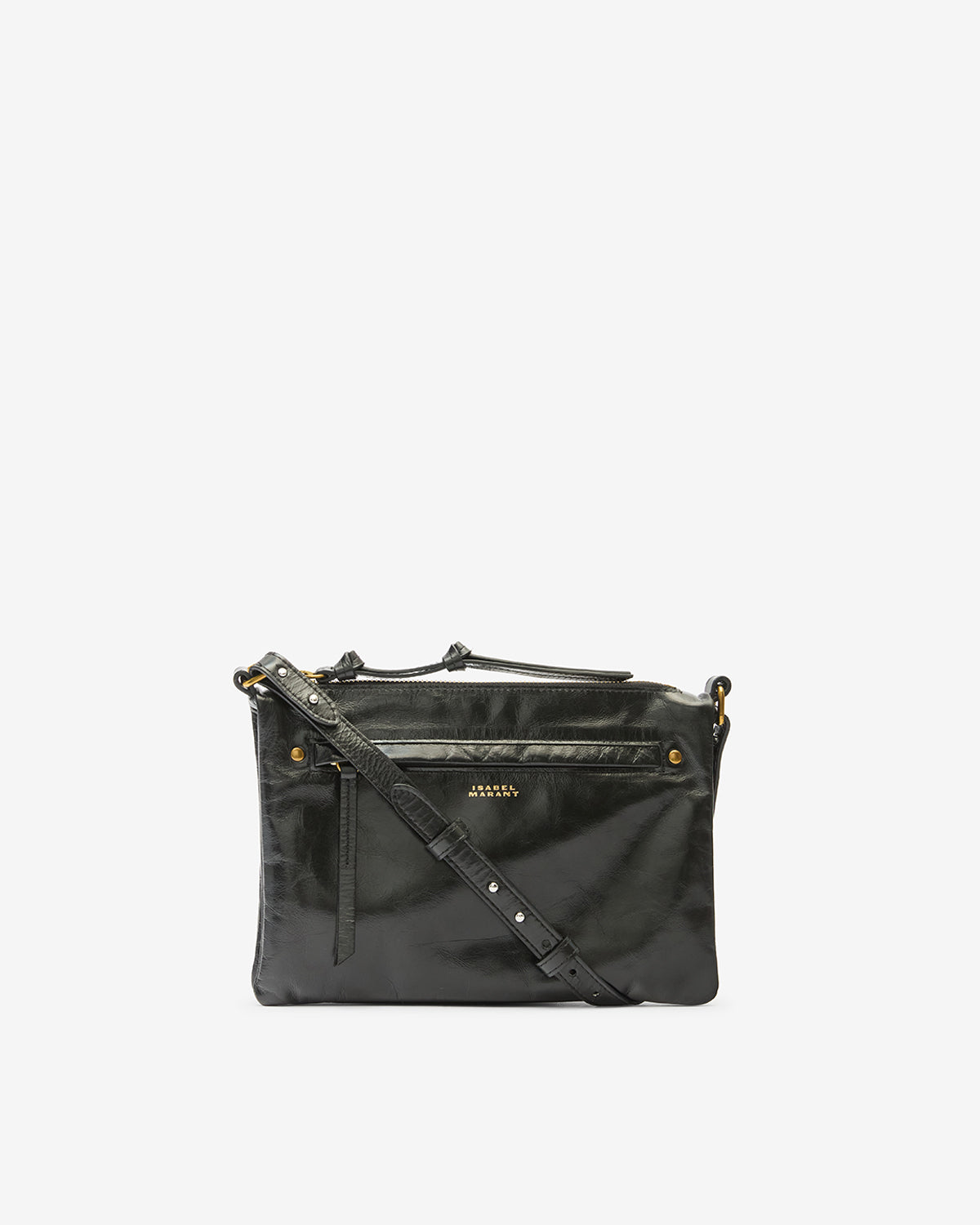 NESSAH BAG Woman Chocolate | ISABEL MARANT Official online store
