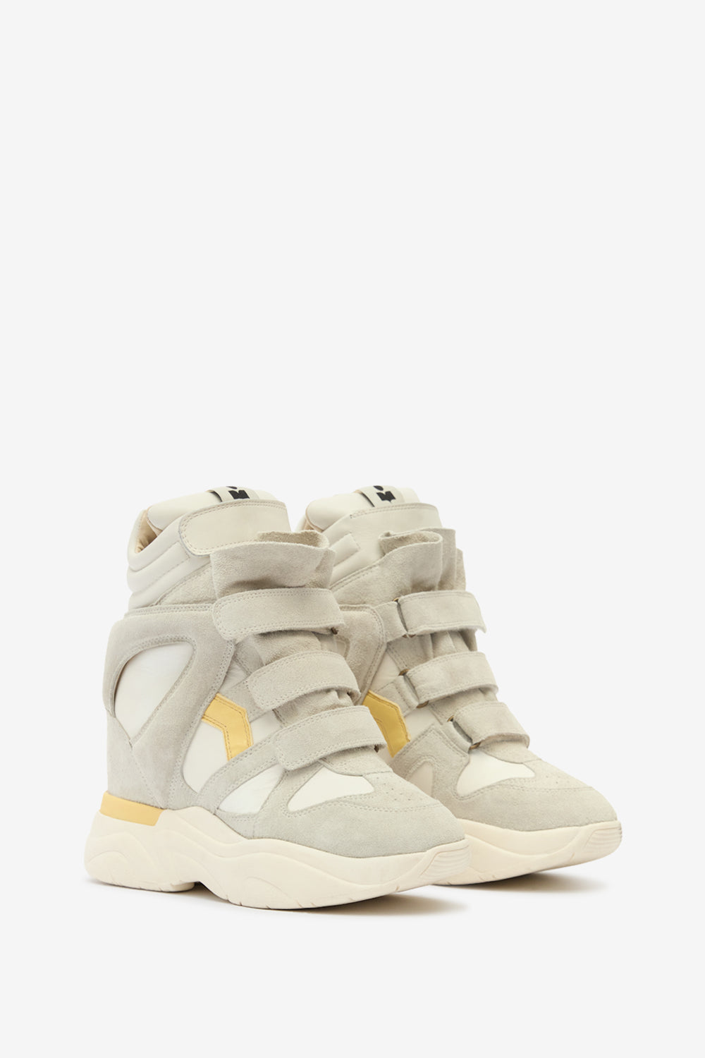 Baskets balskee en cuir - Craie-beurre - Woman - 3