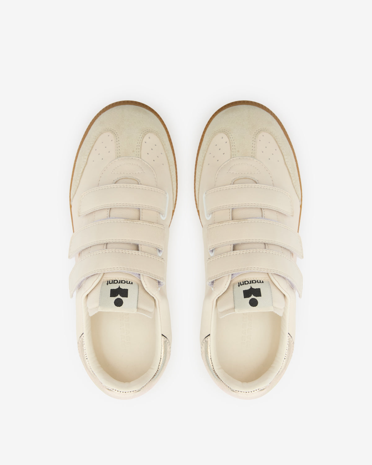 Beth low-top leather sneakers - Chalk-champagne - Woman - 4