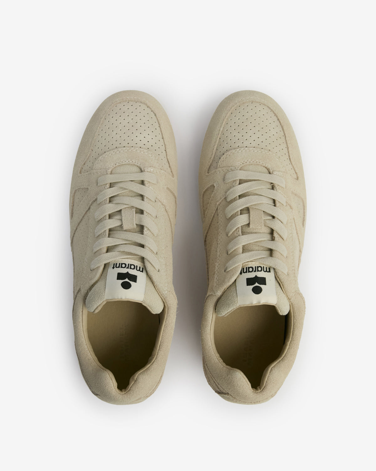 Senny low suede leather sneakers - Chalk - Woman - 4