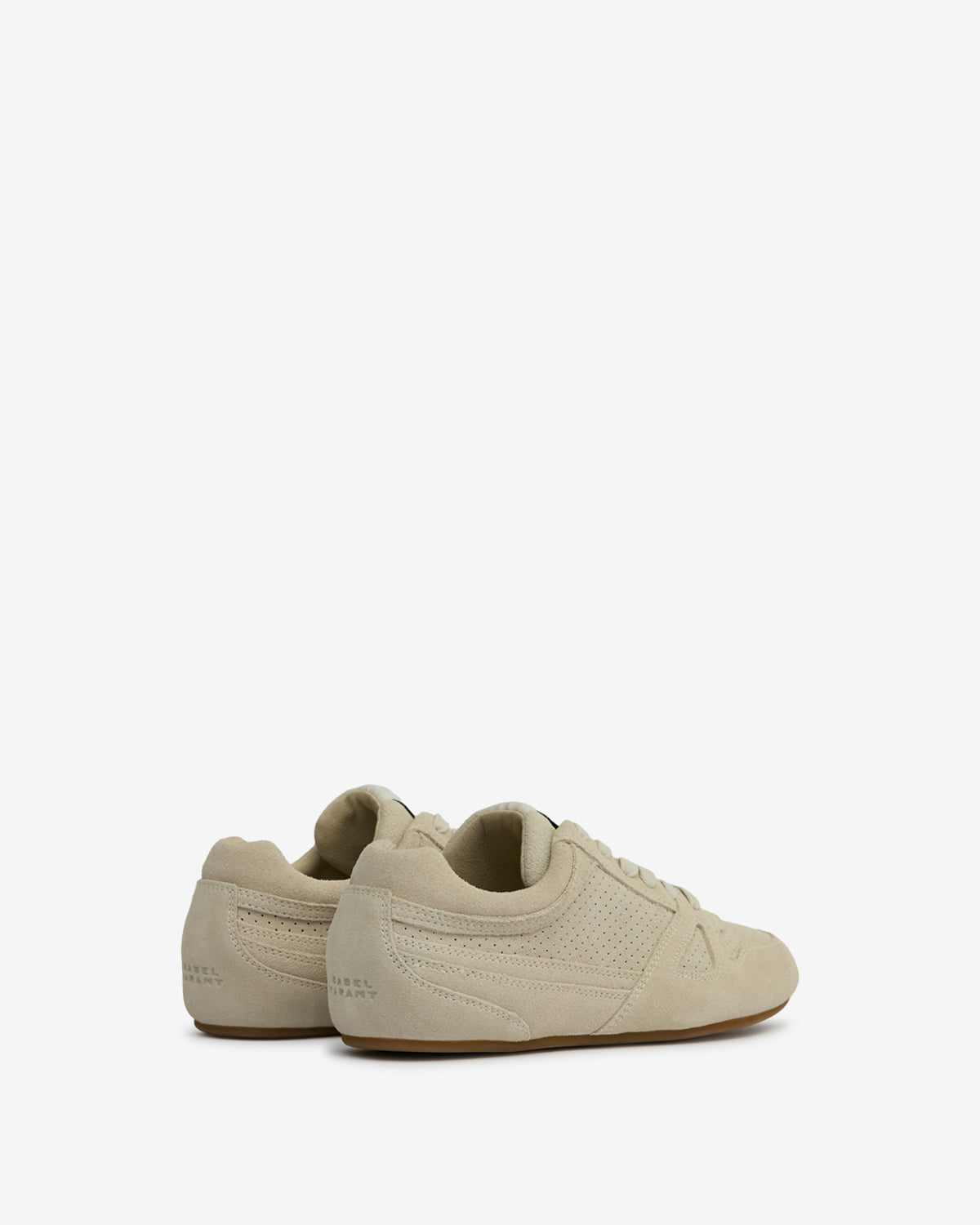 Senny low suede leather sneakers - Chalk - Woman - 2