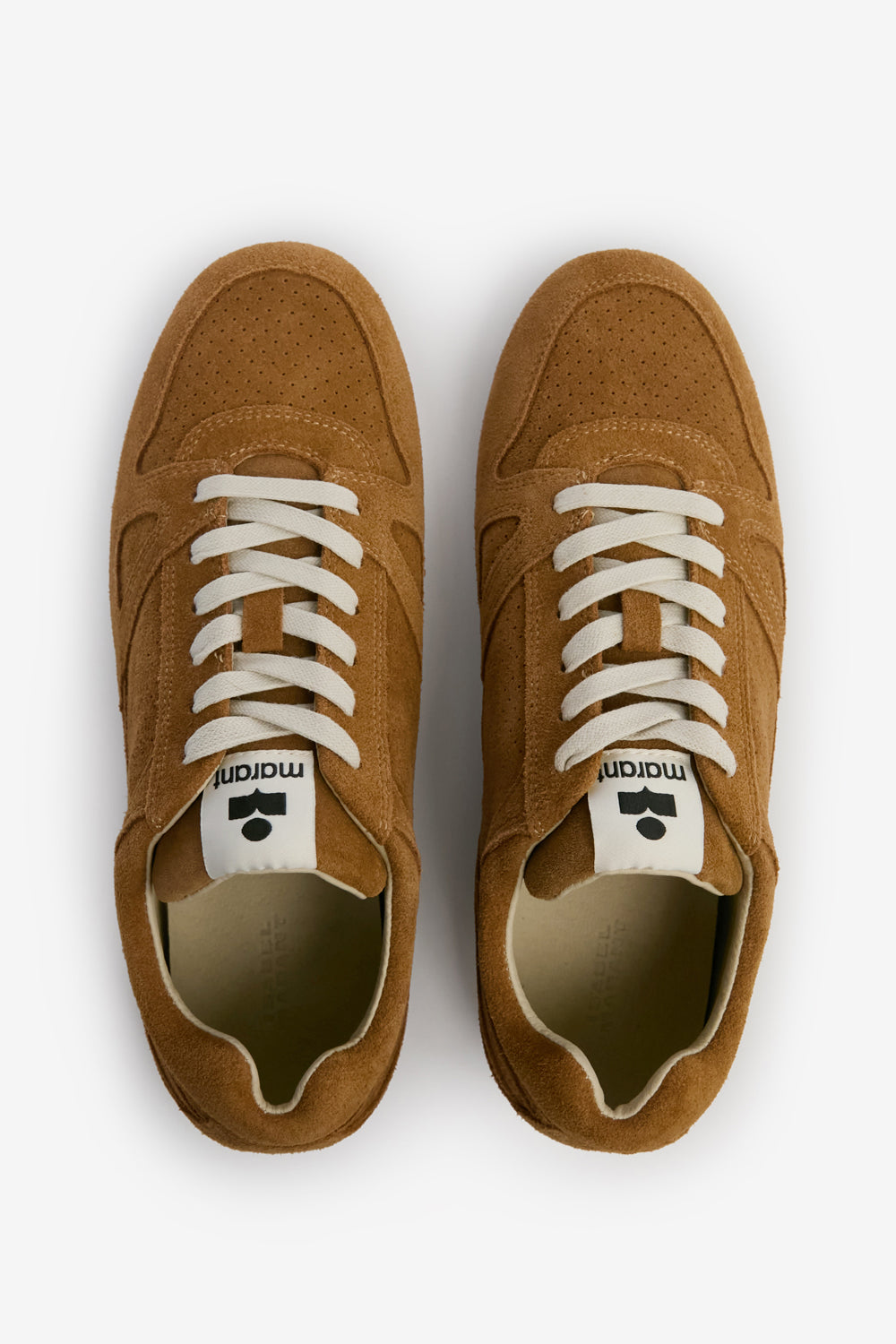 Senny low suede leather sneakers - Cognac - Woman - 4