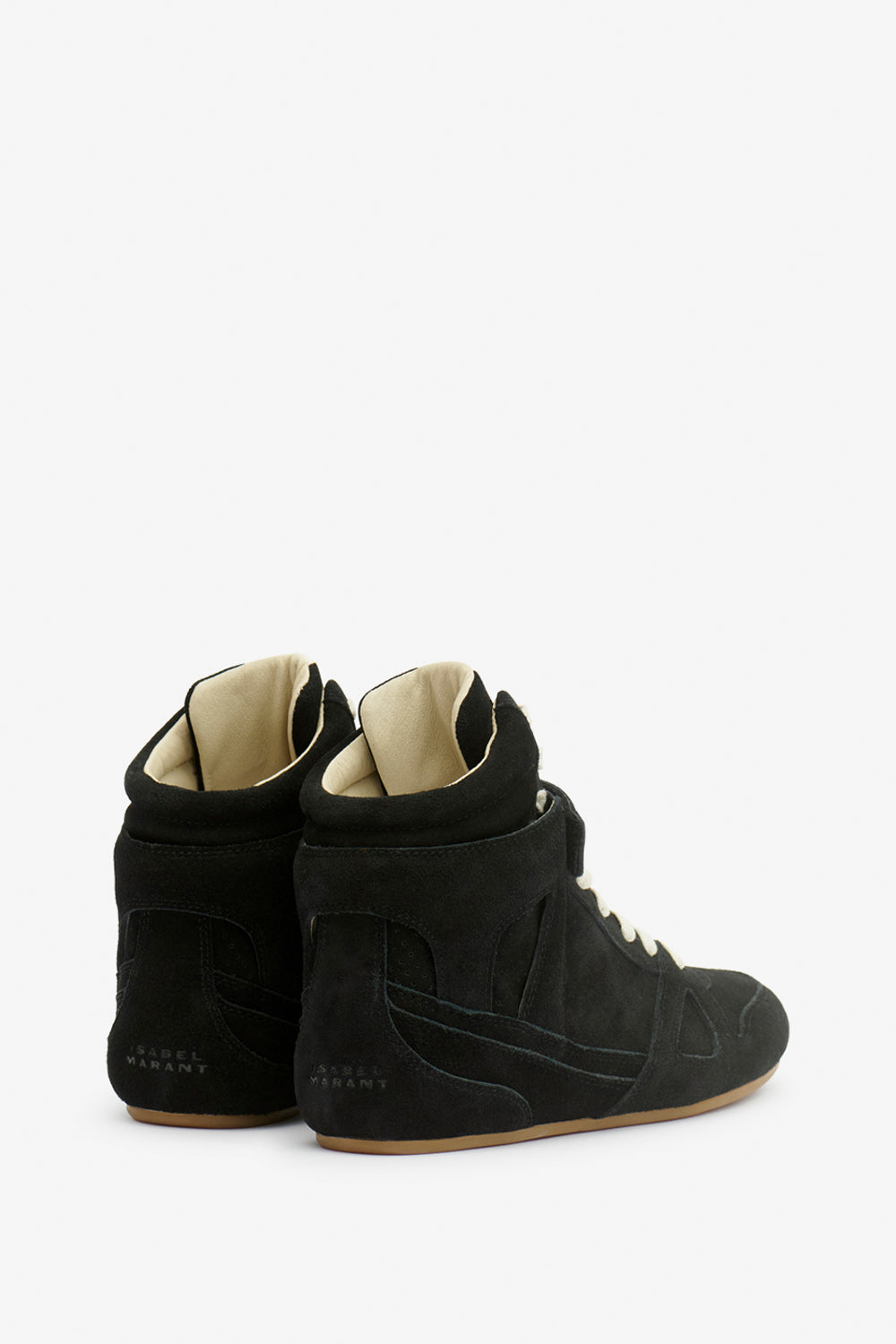 Senny high suede leather sneakers - Black - Woman - 2