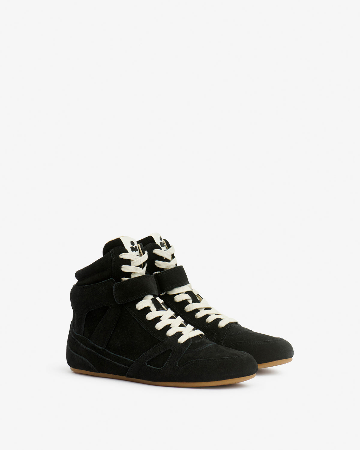 Baskets senny high en cuir velours - Noir - Woman - 3