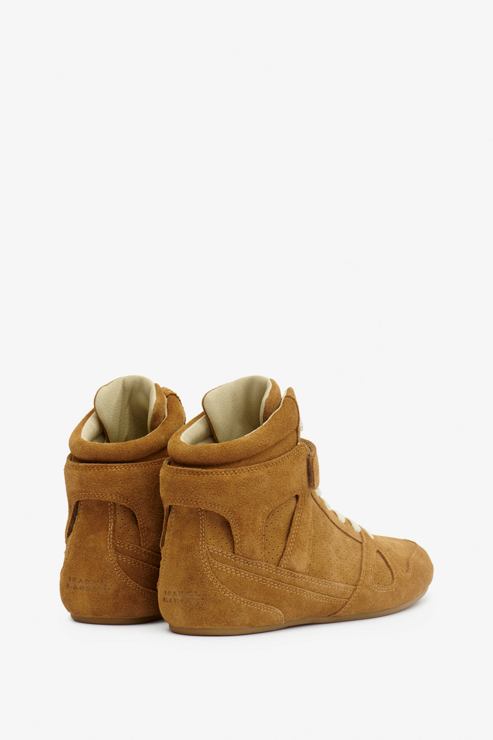 Senny high suede leather sneakers - Cognac - Woman - 2