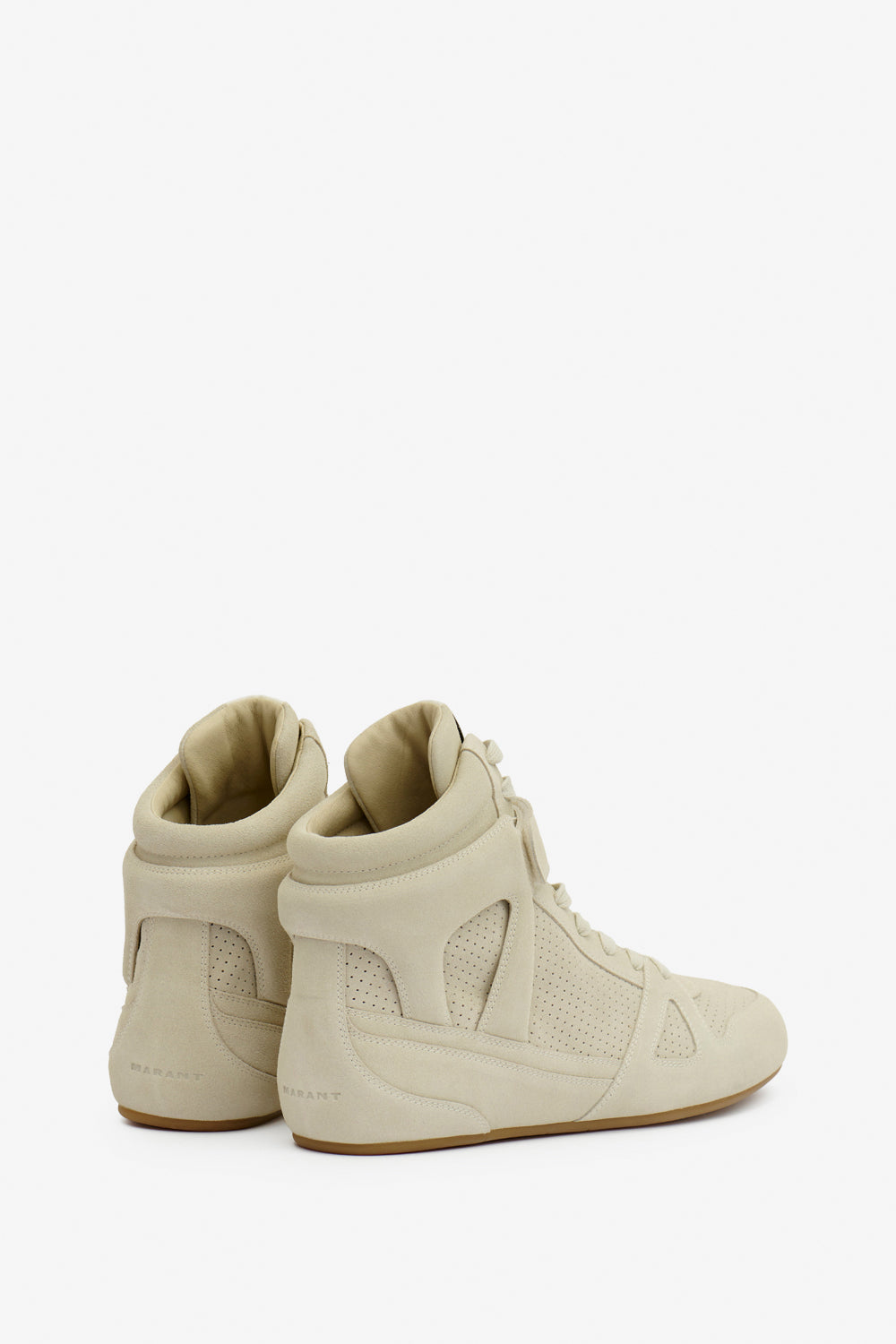 Hohe sneakers sennyh aus kalbs-veloursleder - Beige - Man - 2