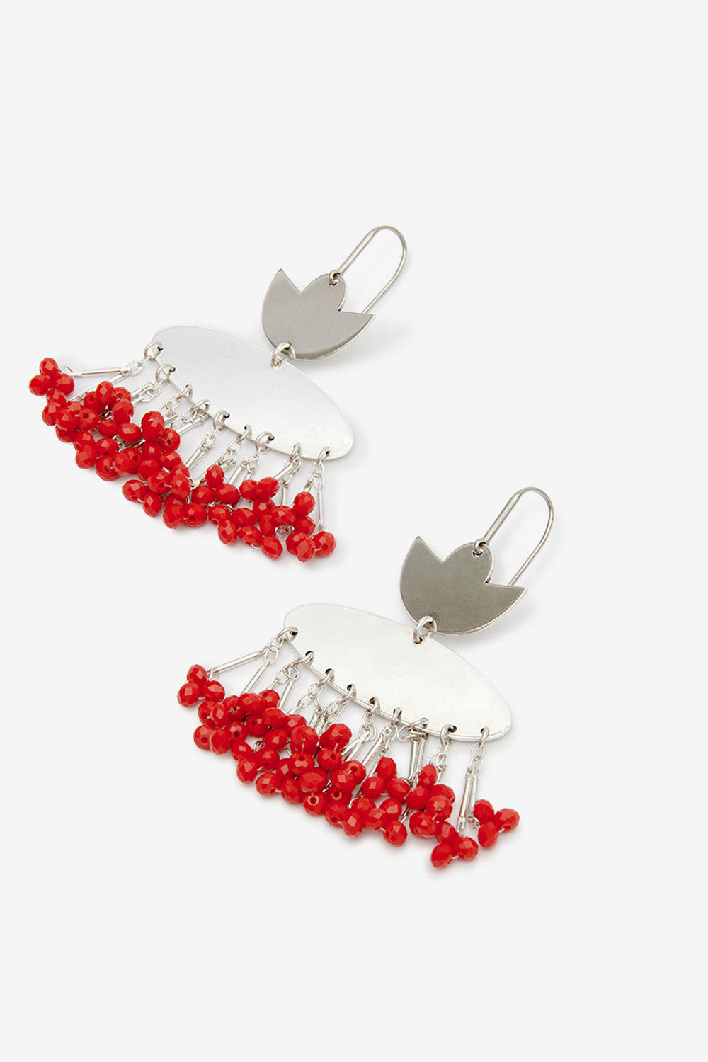 Ohrringe nora - Red-silver - Woman - 3