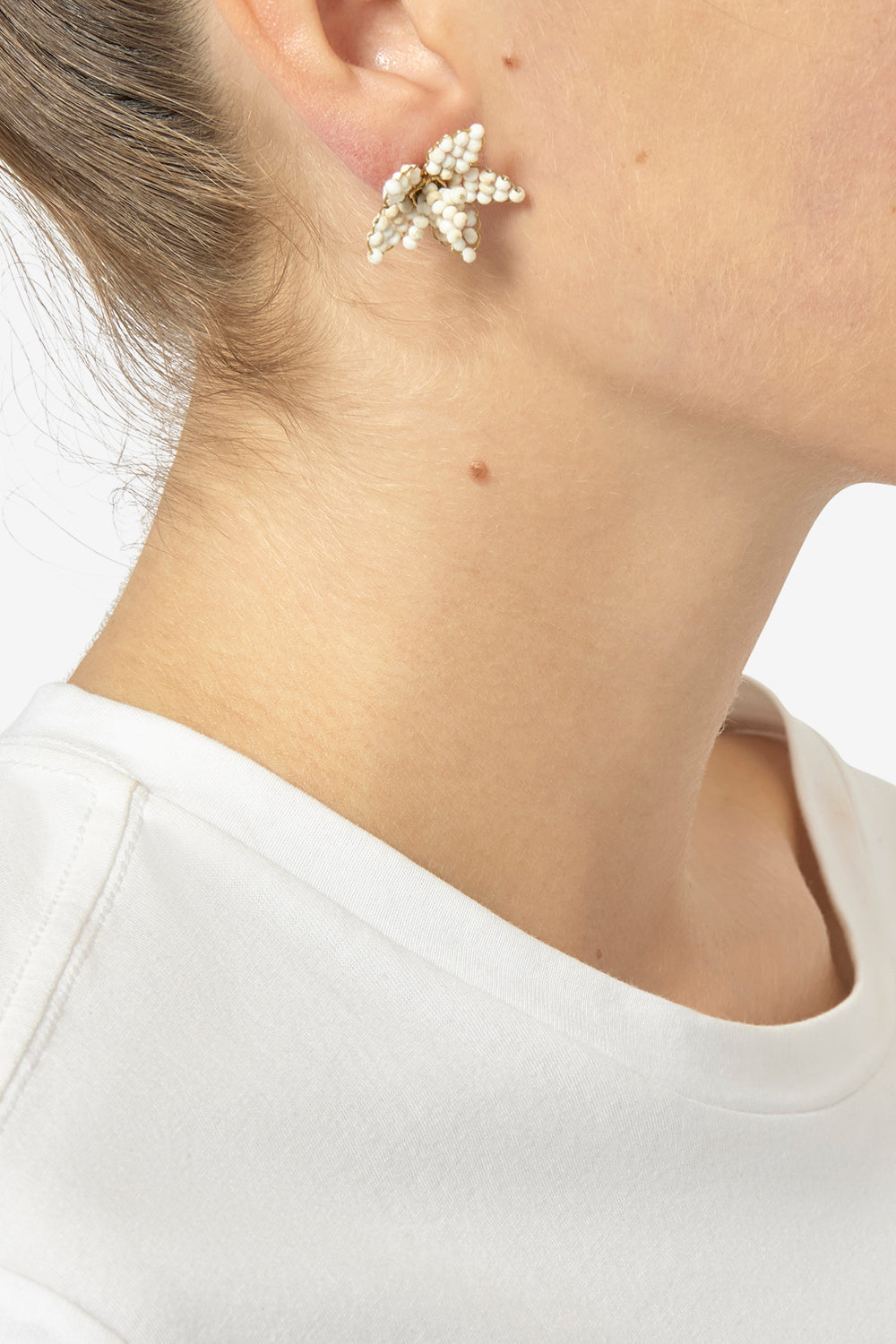 Boucles d'oreille loli - Écru - Woman - 2