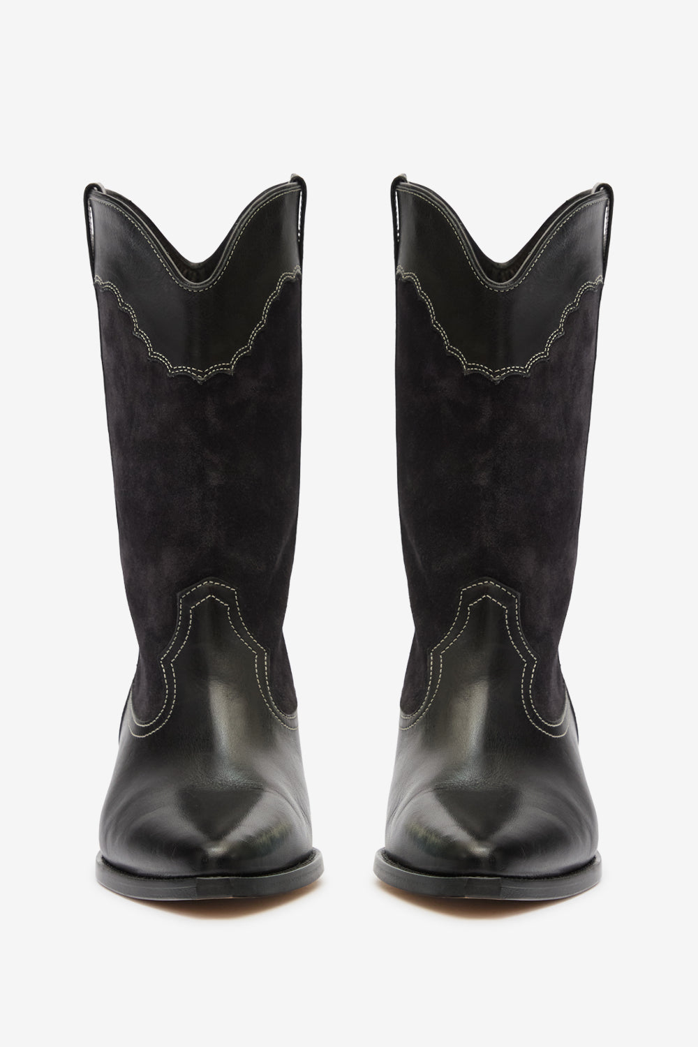 Botas duerto de ante - Negro - Woman - 4