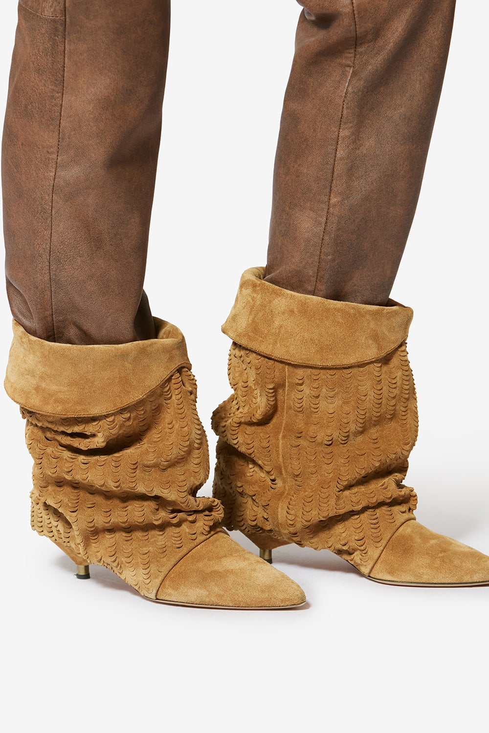 Edrik leather boots - Cognac - Woman - 5