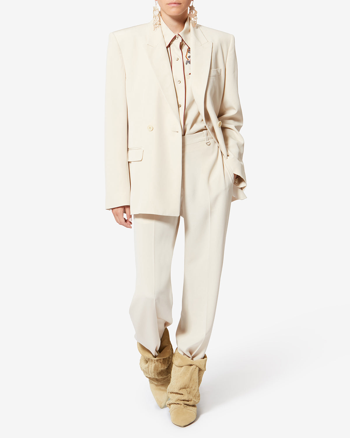 Edrik leather boots - Deep beige - Woman - 6