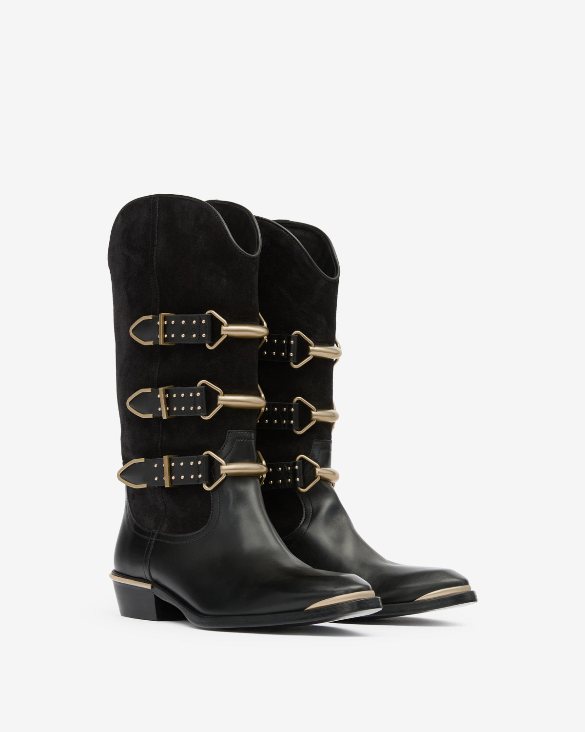 Stivali mexia in pelle scamosciata - Nero - Woman - 3