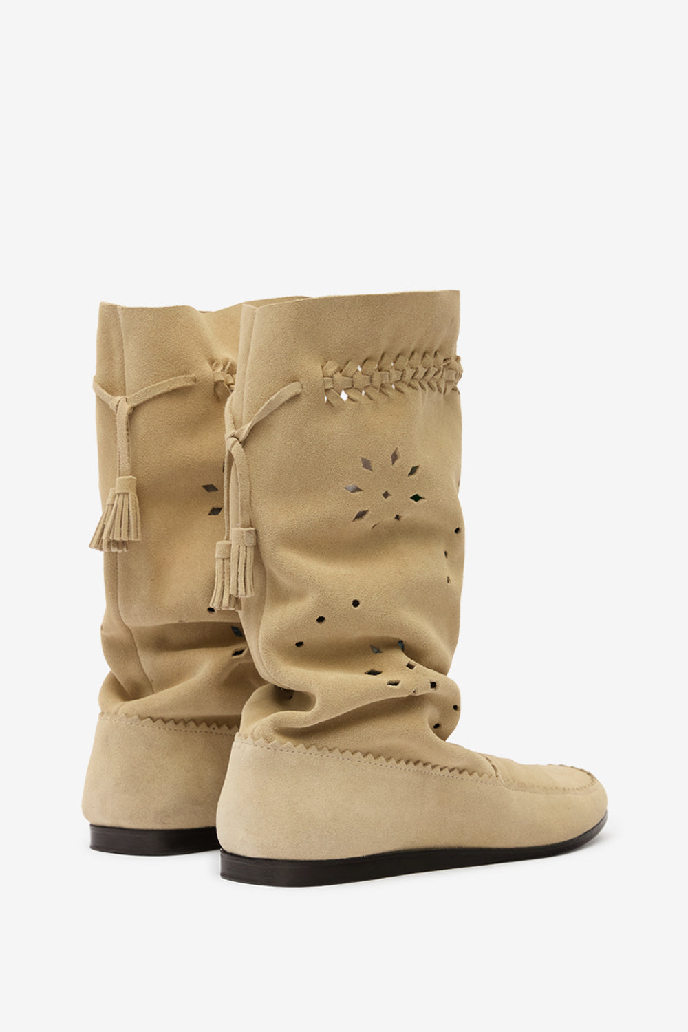 Welky suede leather boots - Sand - Woman - 2