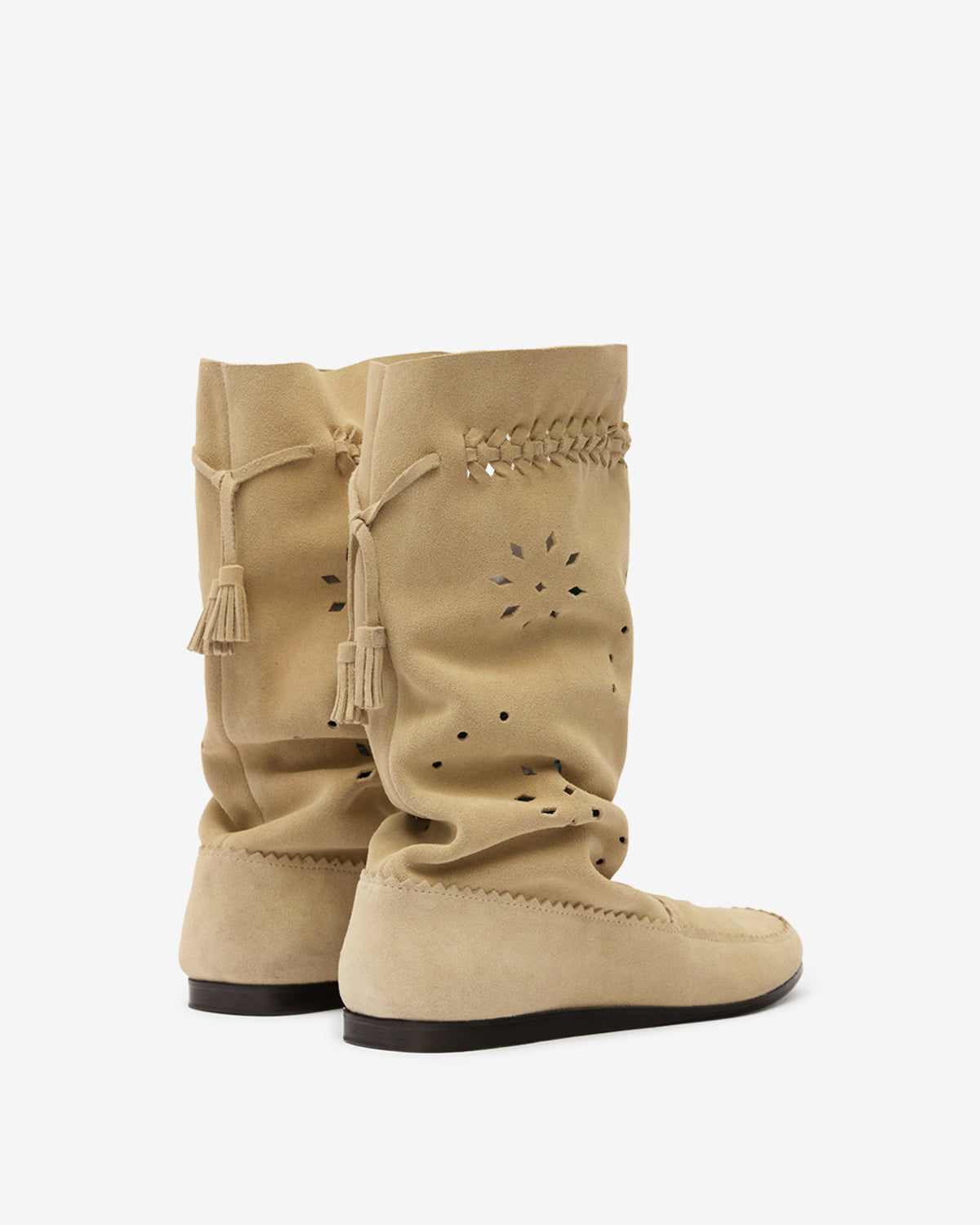 Welky suede leather boots - Sand - Woman - 2