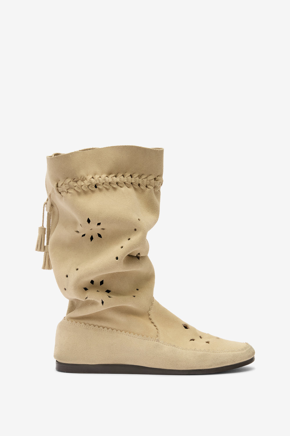 Welky suede leather boots - Sand - Woman - 1