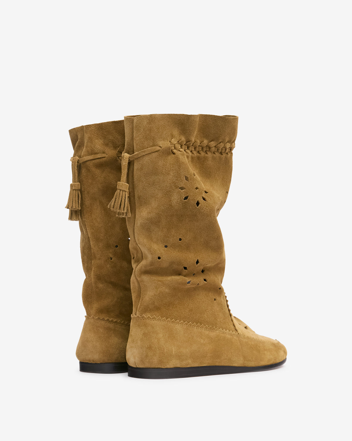 Stivali welky in pelle scamosciata - Taupe - Woman - 2