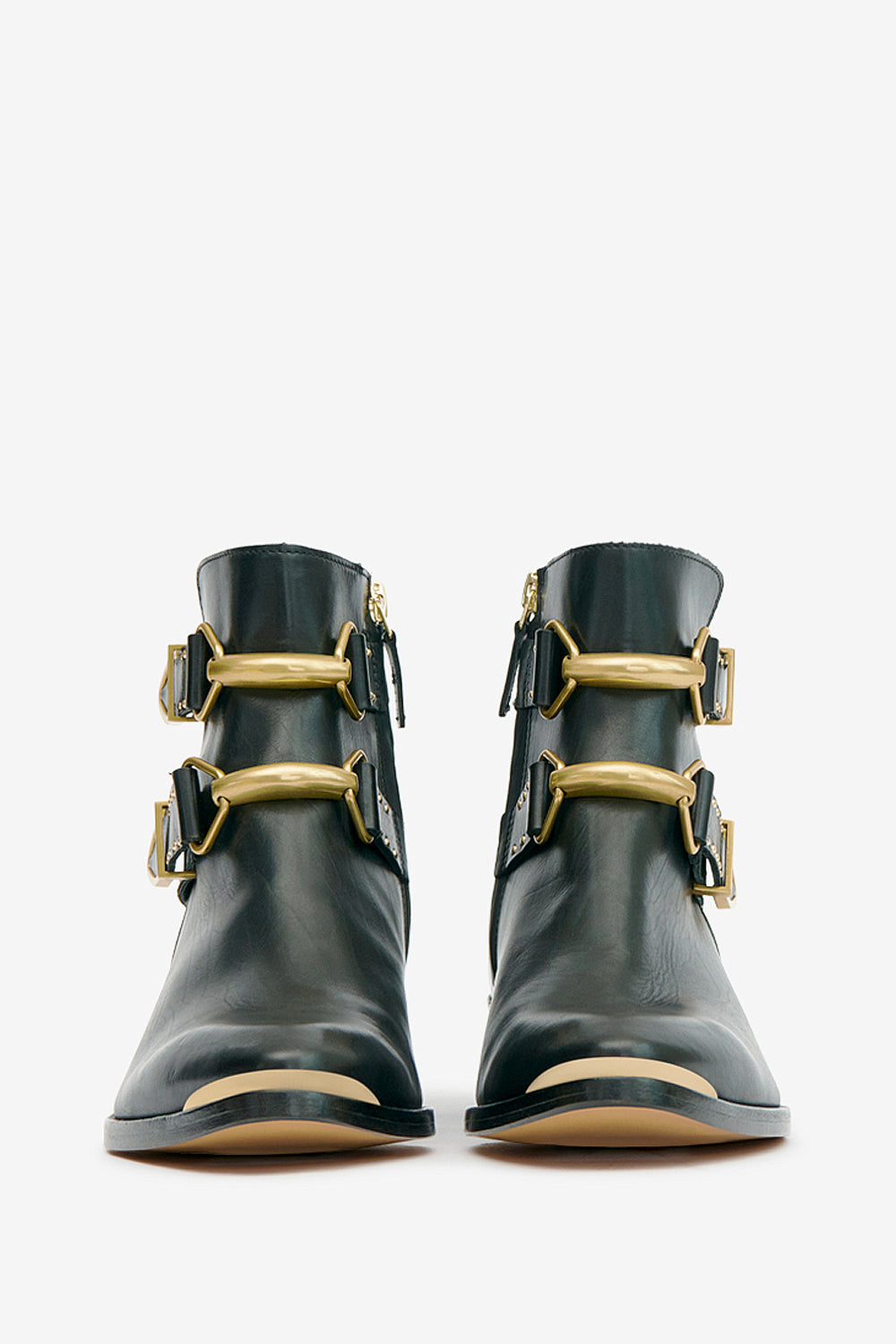 Zalya leather boots - Black - Woman - 4