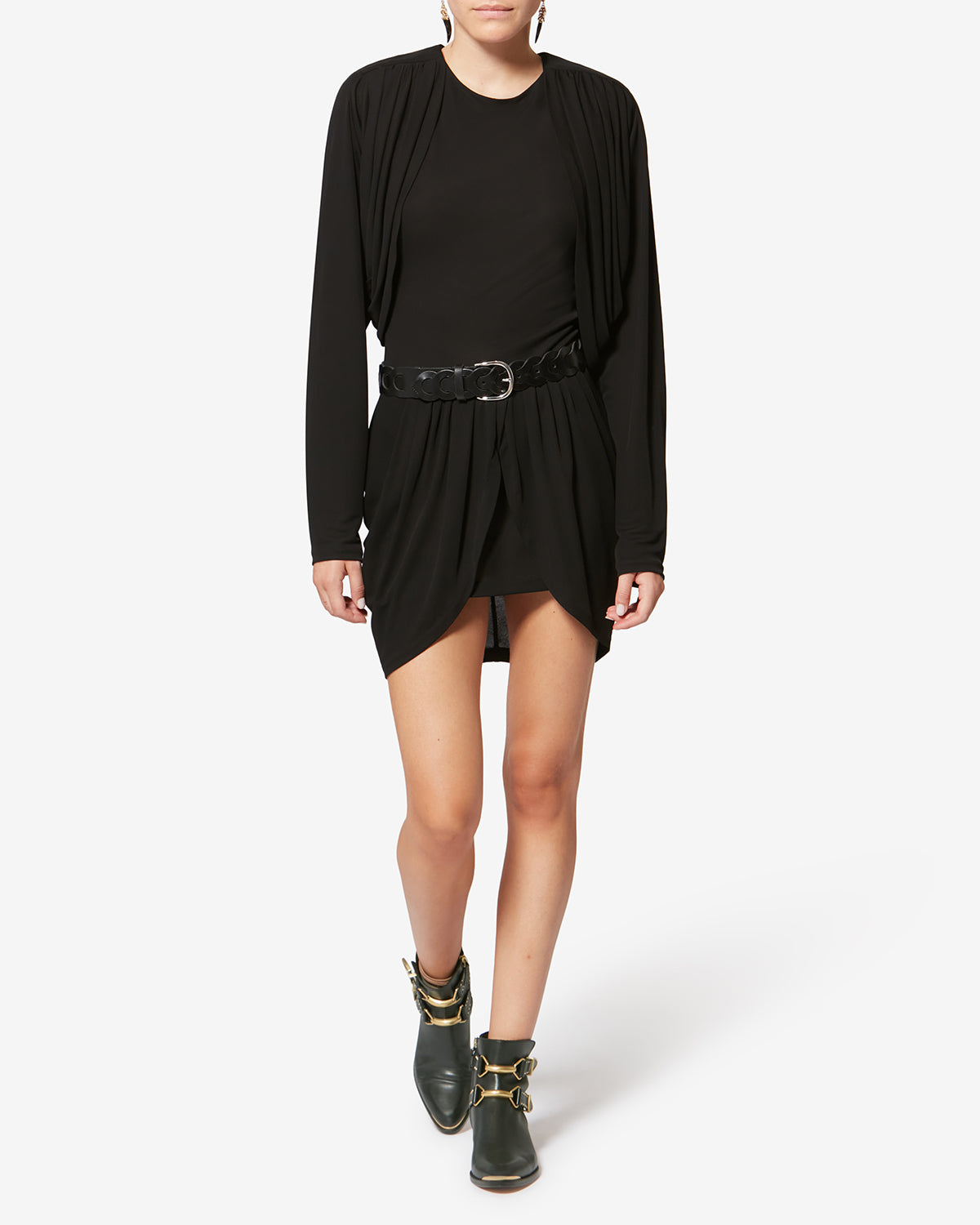 Zalya 가죽 부츠 - 검은색 - Woman - 6