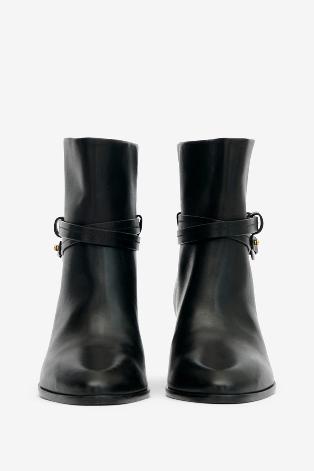 Botas meyli de cuero suave - Negro - Woman - 4