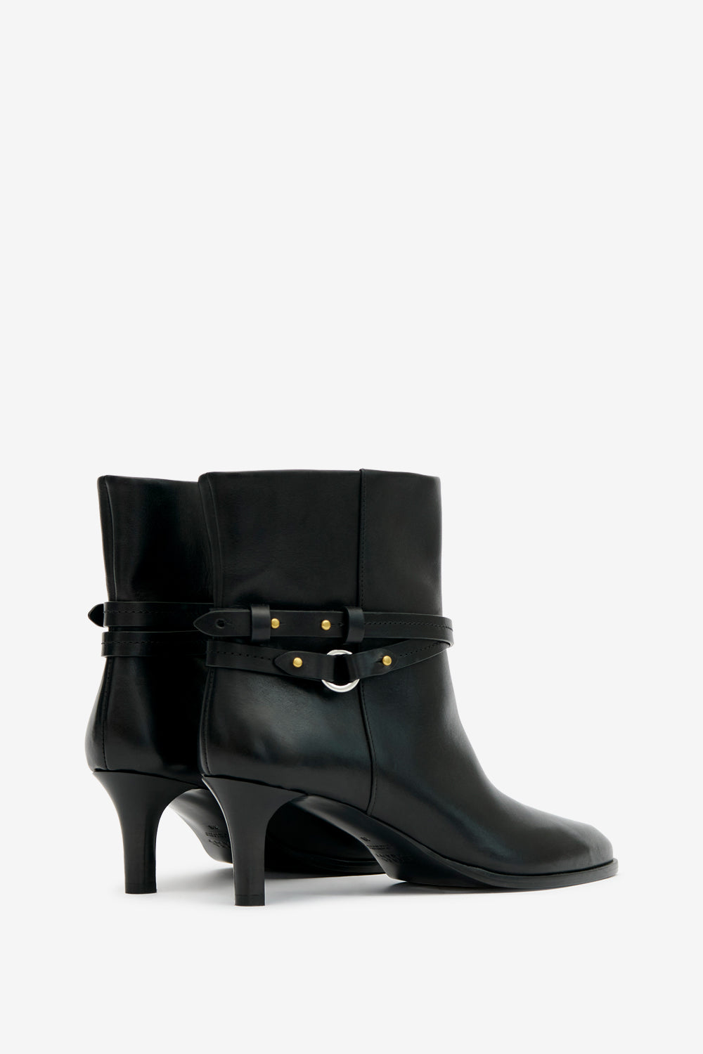 Botas meyli de cuero suave - Negro - Woman - 2
