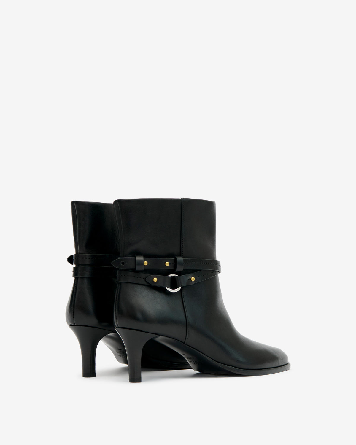 Botas meyli de cuero suave - Negro - Woman - 2